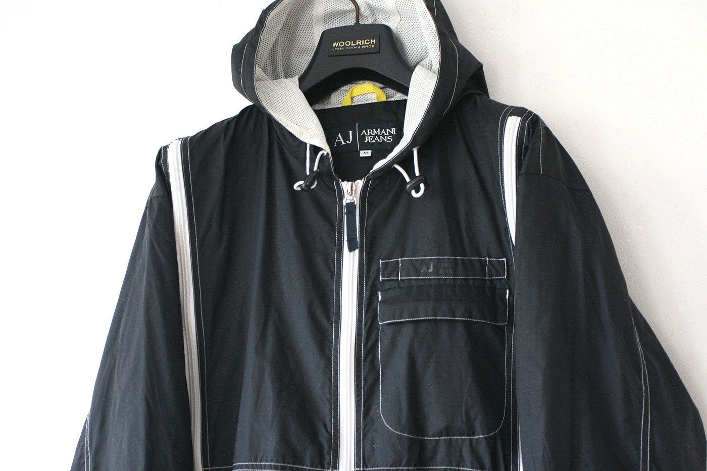 ジャケット・アウター archive EMPORIO ARMANI 2way jacket y2k Armani Jeans Archive y2k Modular Contrast Stitch jacket zip