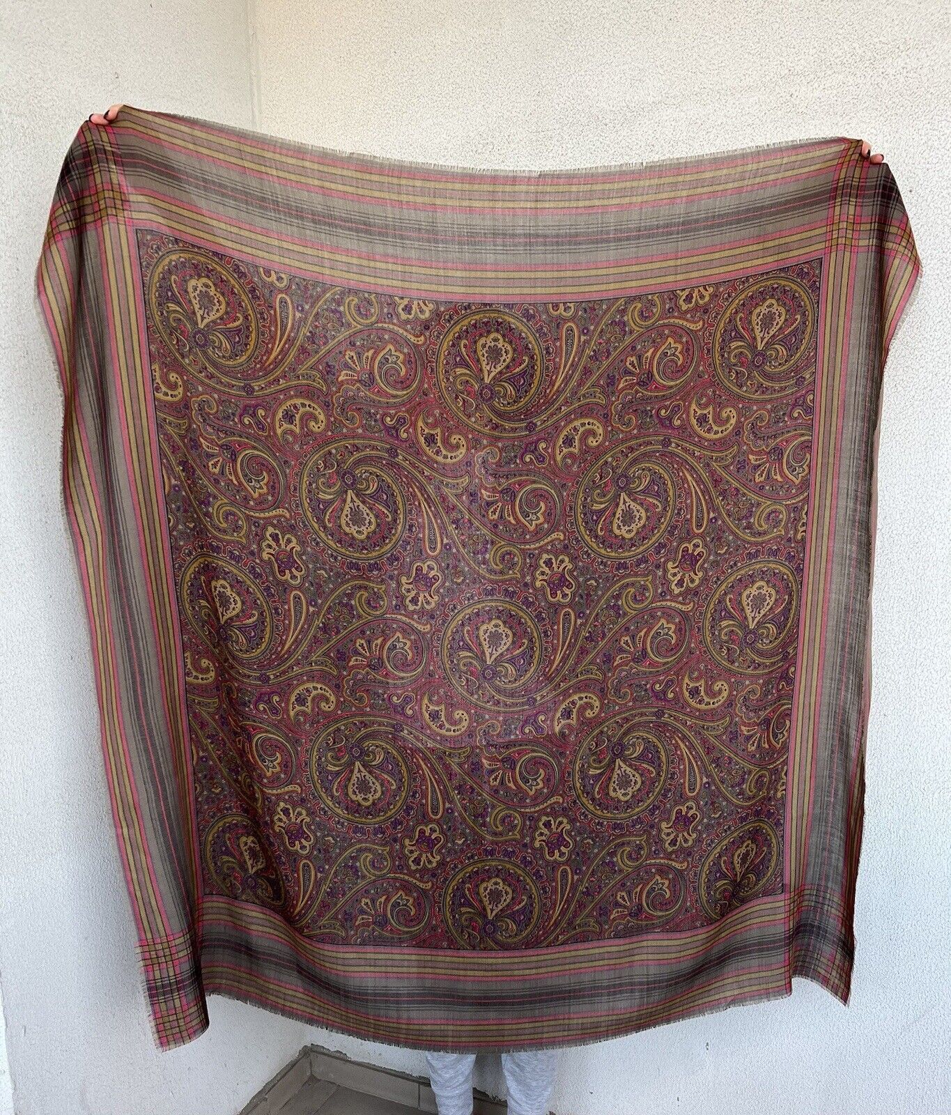 Other Belvedere Square Scarf Wool Big Size ONE SIZE - 1 Thumbnail