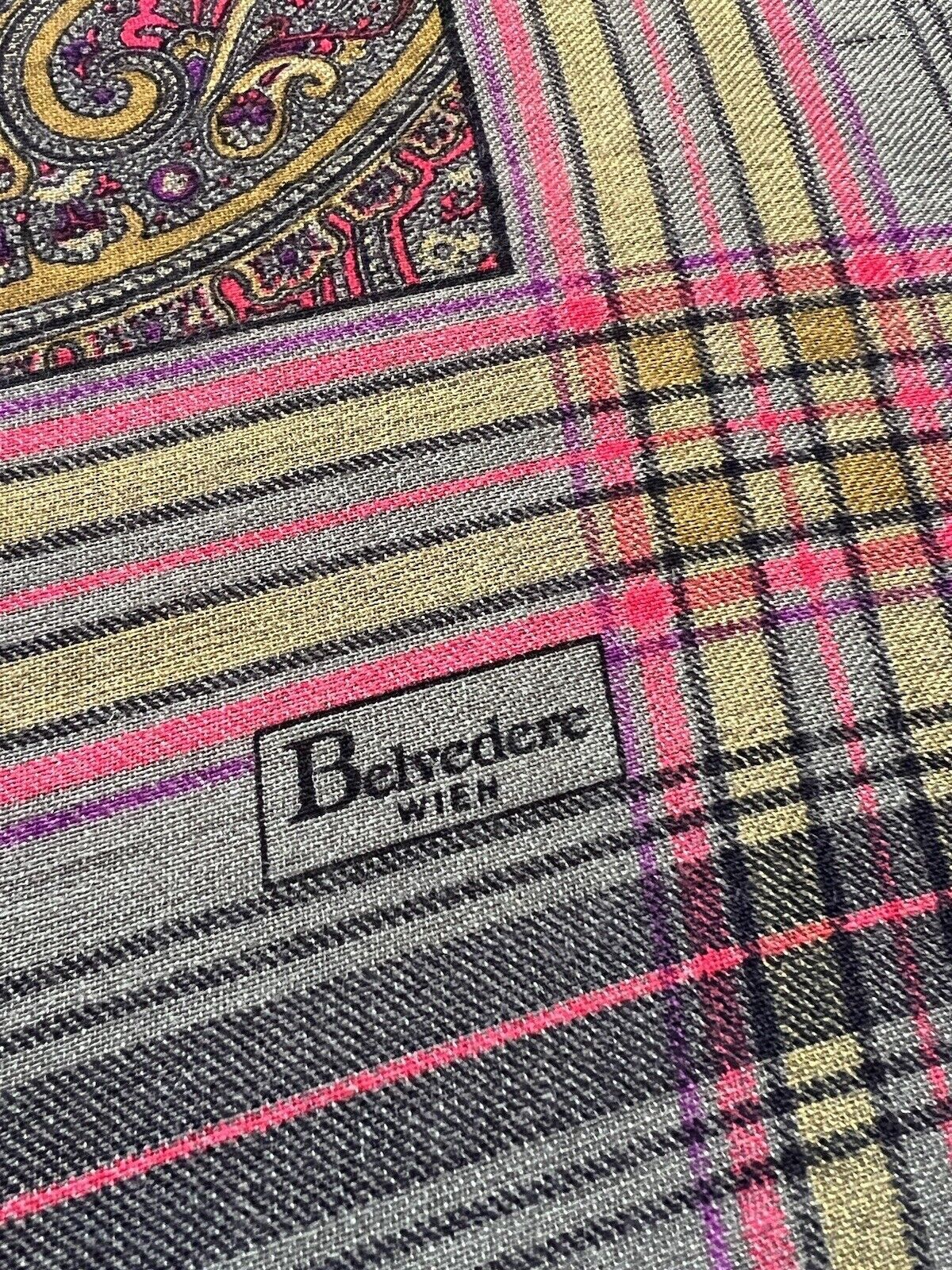 Other Belvedere Square Scarf Wool Big Size ONE SIZE - 6 Thumbnail
