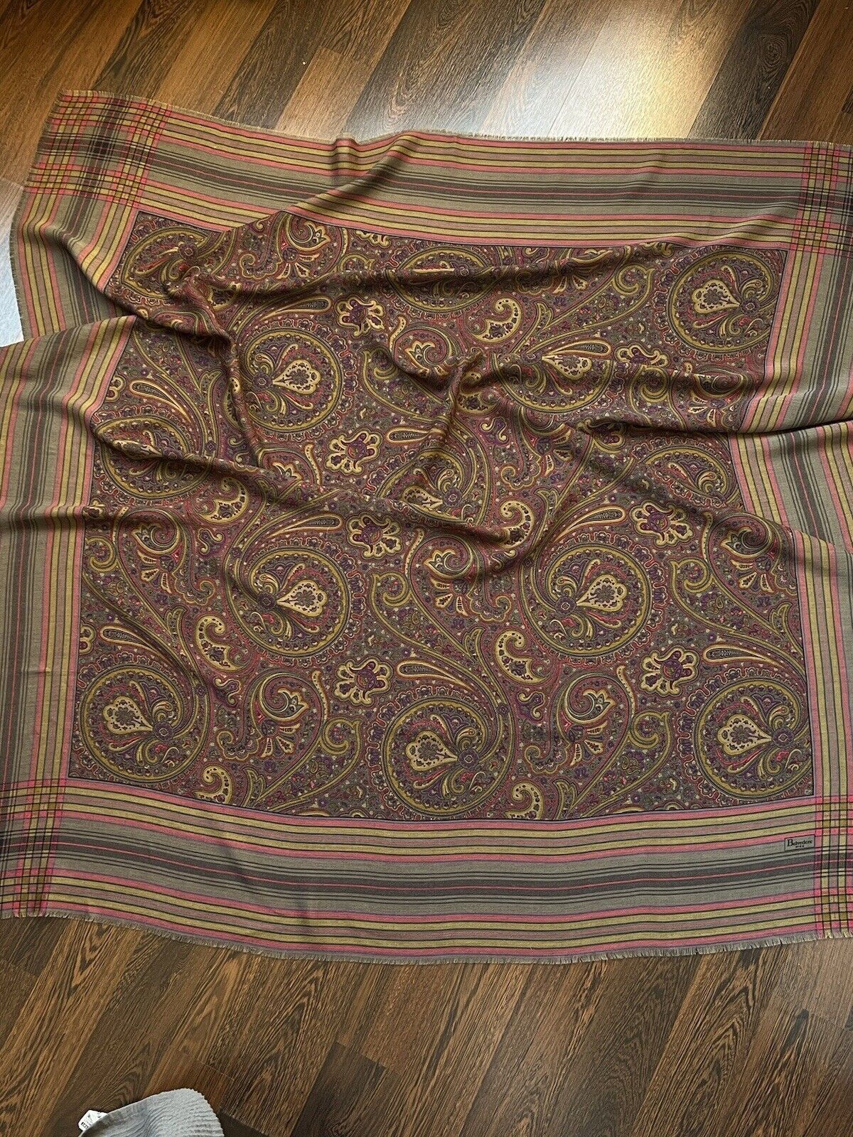 Other Belvedere Square Scarf Wool Big Size ONE SIZE - 4 Thumbnail