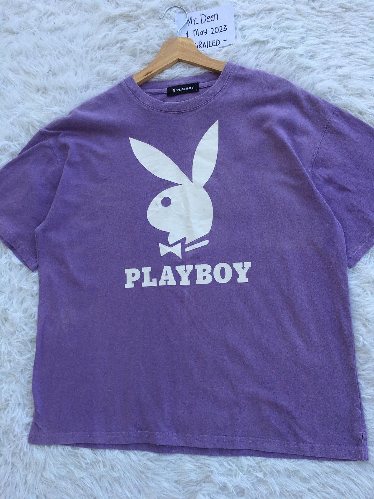 Playboy Rare Playboy Big Spellout Tshirt Size US L / EU 52-54 / 3 - 4 Thumbnail
