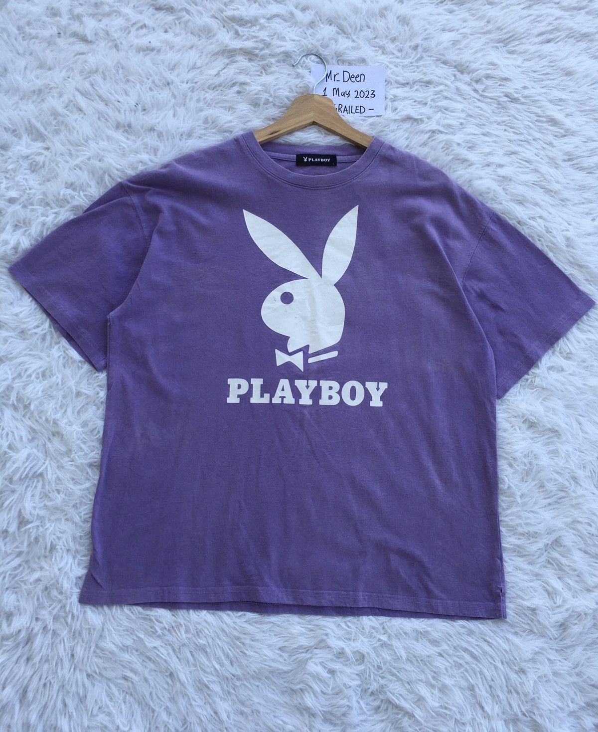 Rare Playboy Big Spellout Tshirt