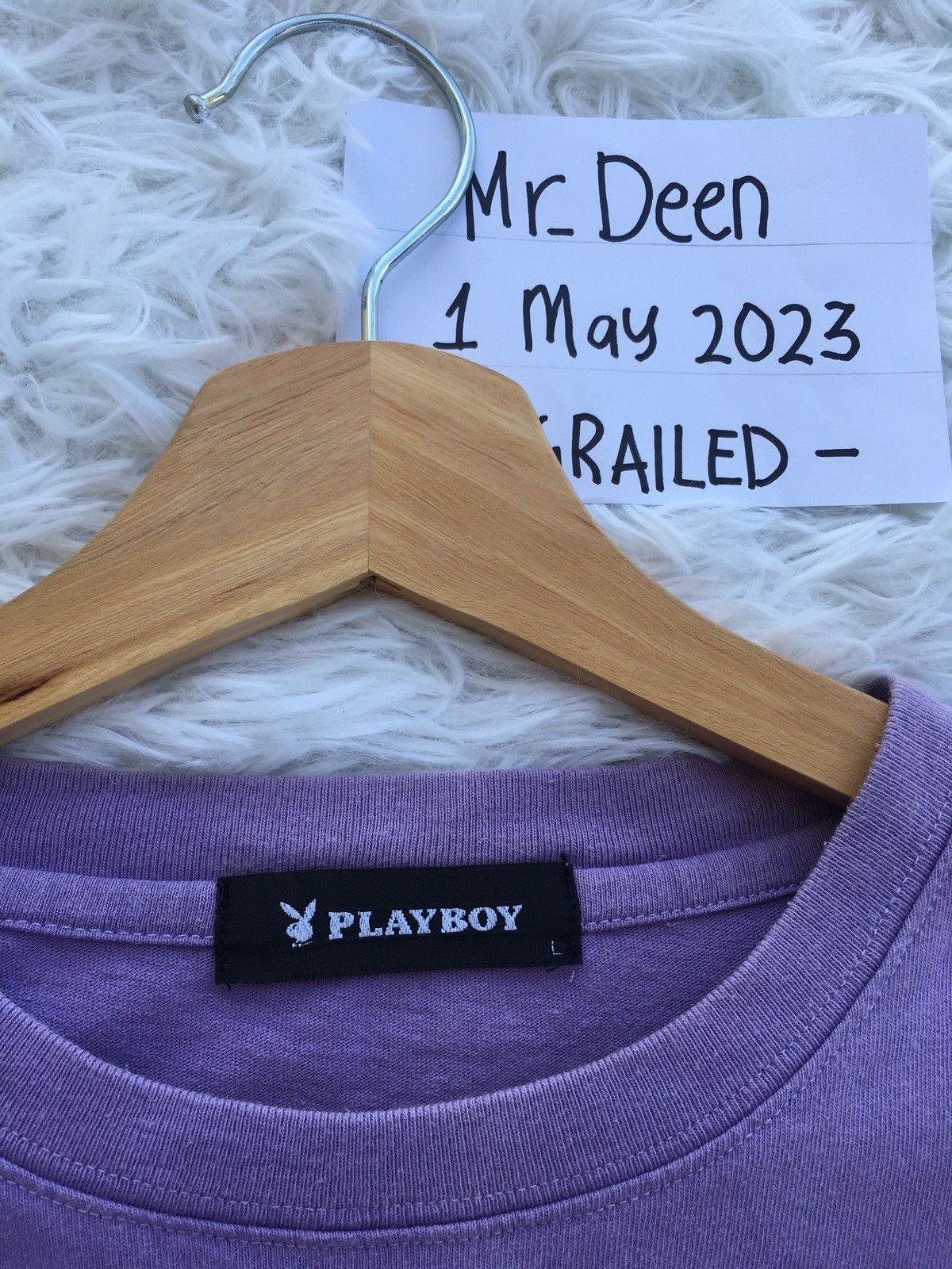 Playboy Rare Playboy Big Spellout Tshirt Size US L / EU 52-54 / 3 - 7 Thumbnail