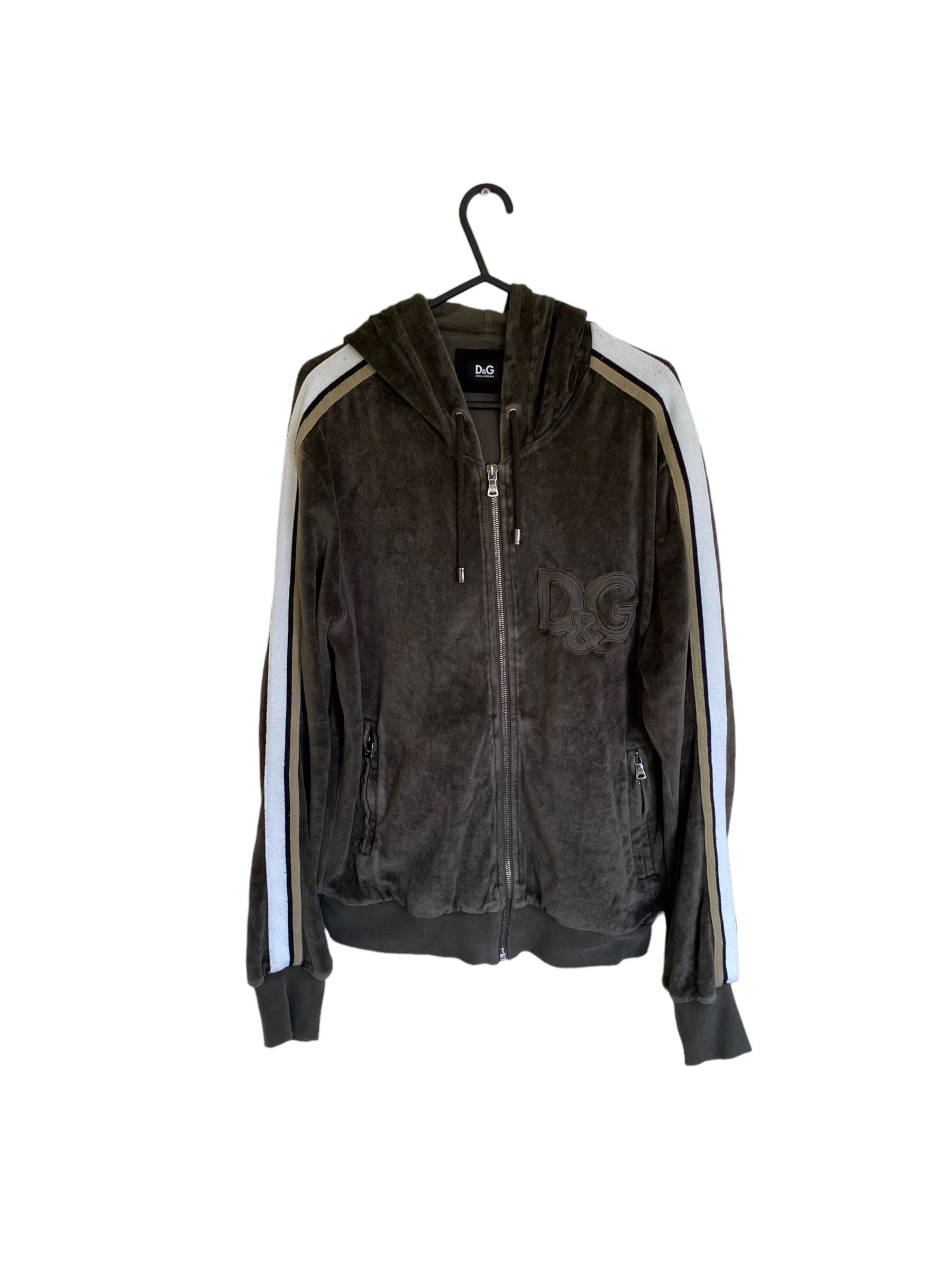 Dolce & Gabbana × Vintage Dolce&Gabbana y2k vintage velour tracksuit Size 50R - 3 Thumbnail