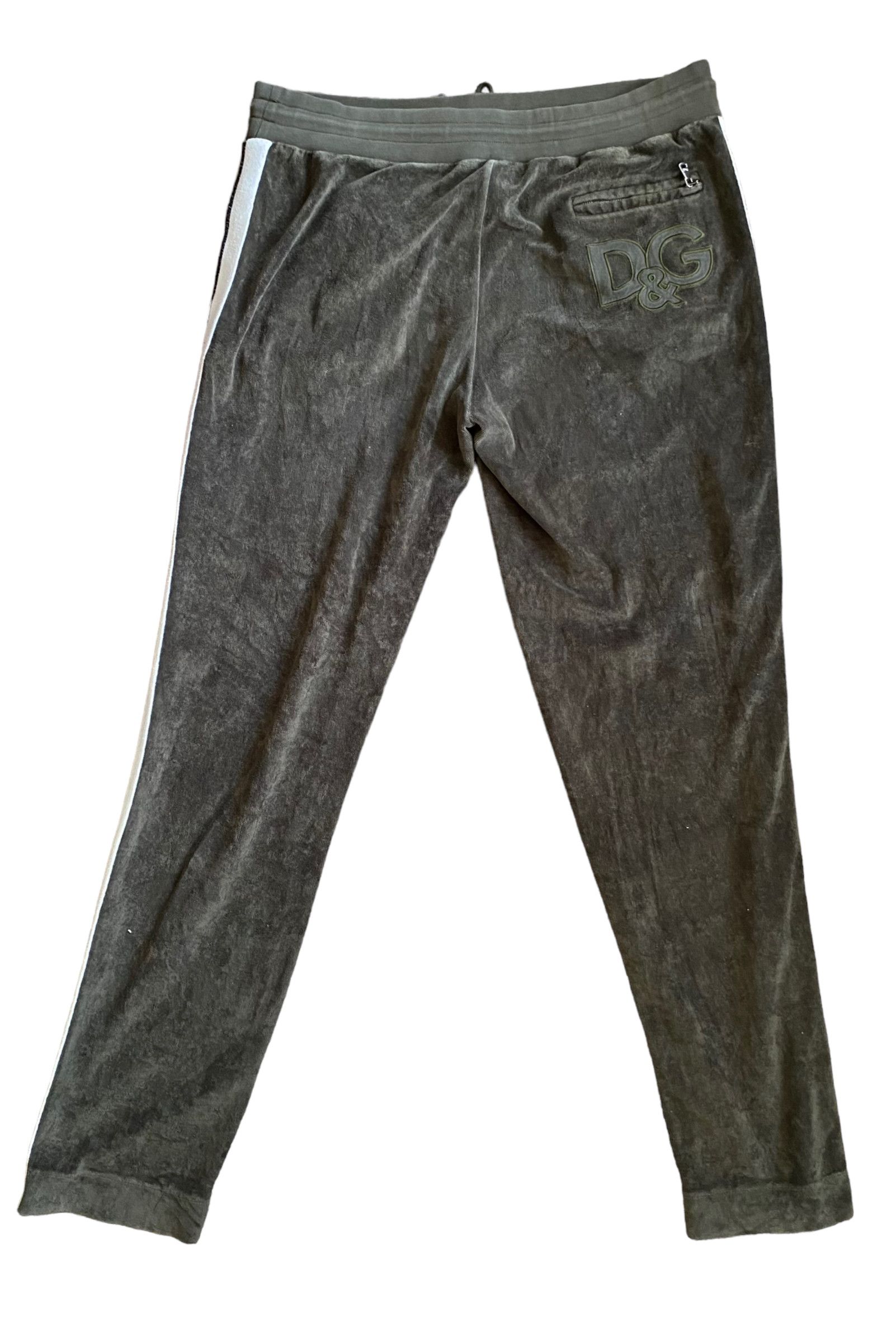 Dolce & Gabbana × Vintage Dolce&Gabbana y2k vintage velour tracksuit Size 50R - 6 Thumbnail