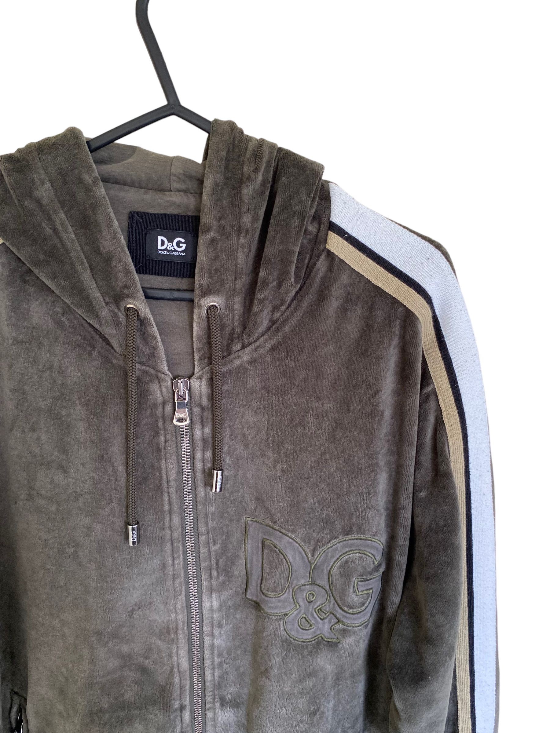 Dolce & Gabbana × Vintage Dolce&Gabbana y2k vintage velour tracksuit Size 50R - 12 Thumbnail