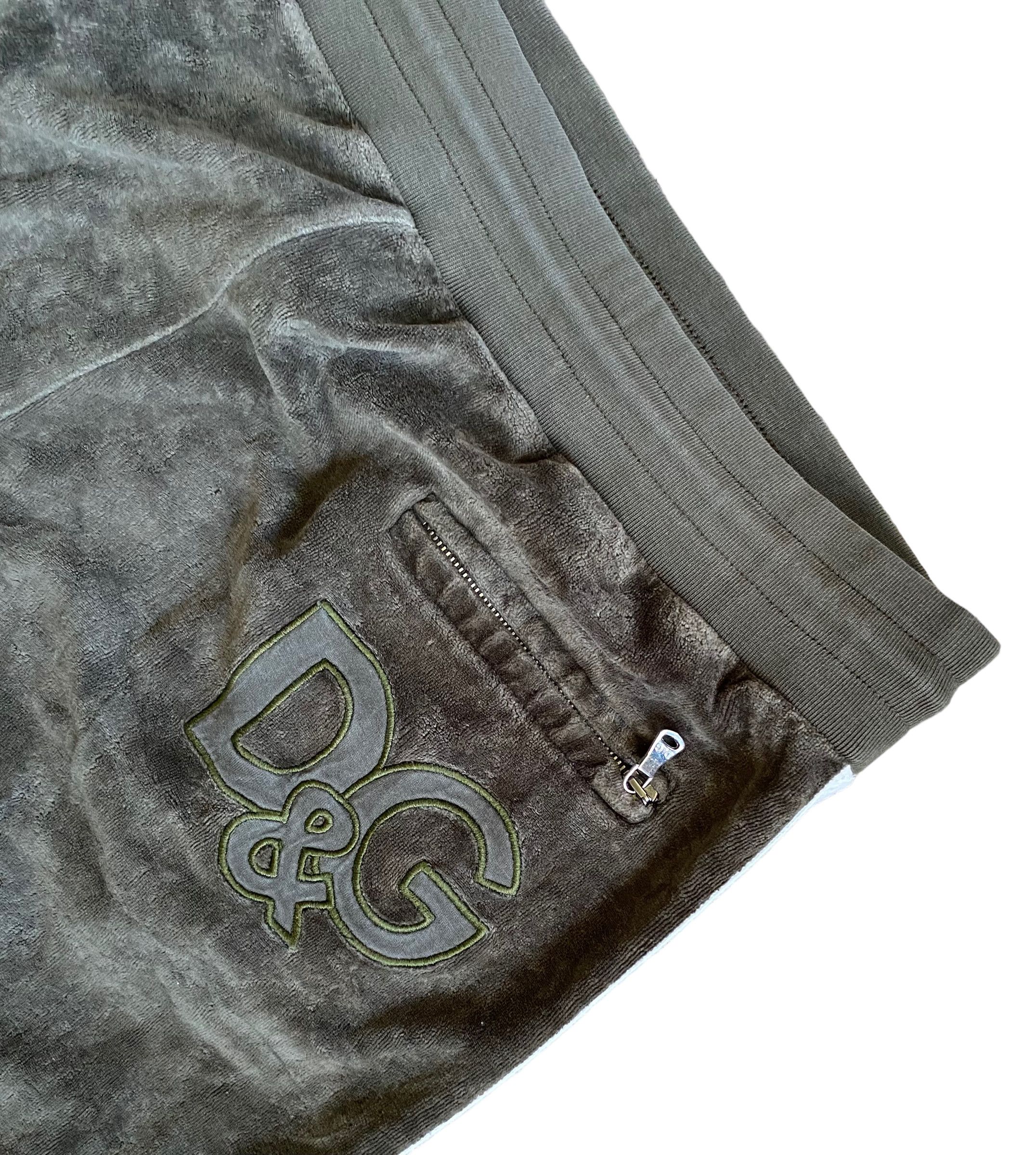 Dolce & Gabbana × Vintage Dolce&Gabbana y2k vintage velour tracksuit Size 50R - 10 Thumbnail