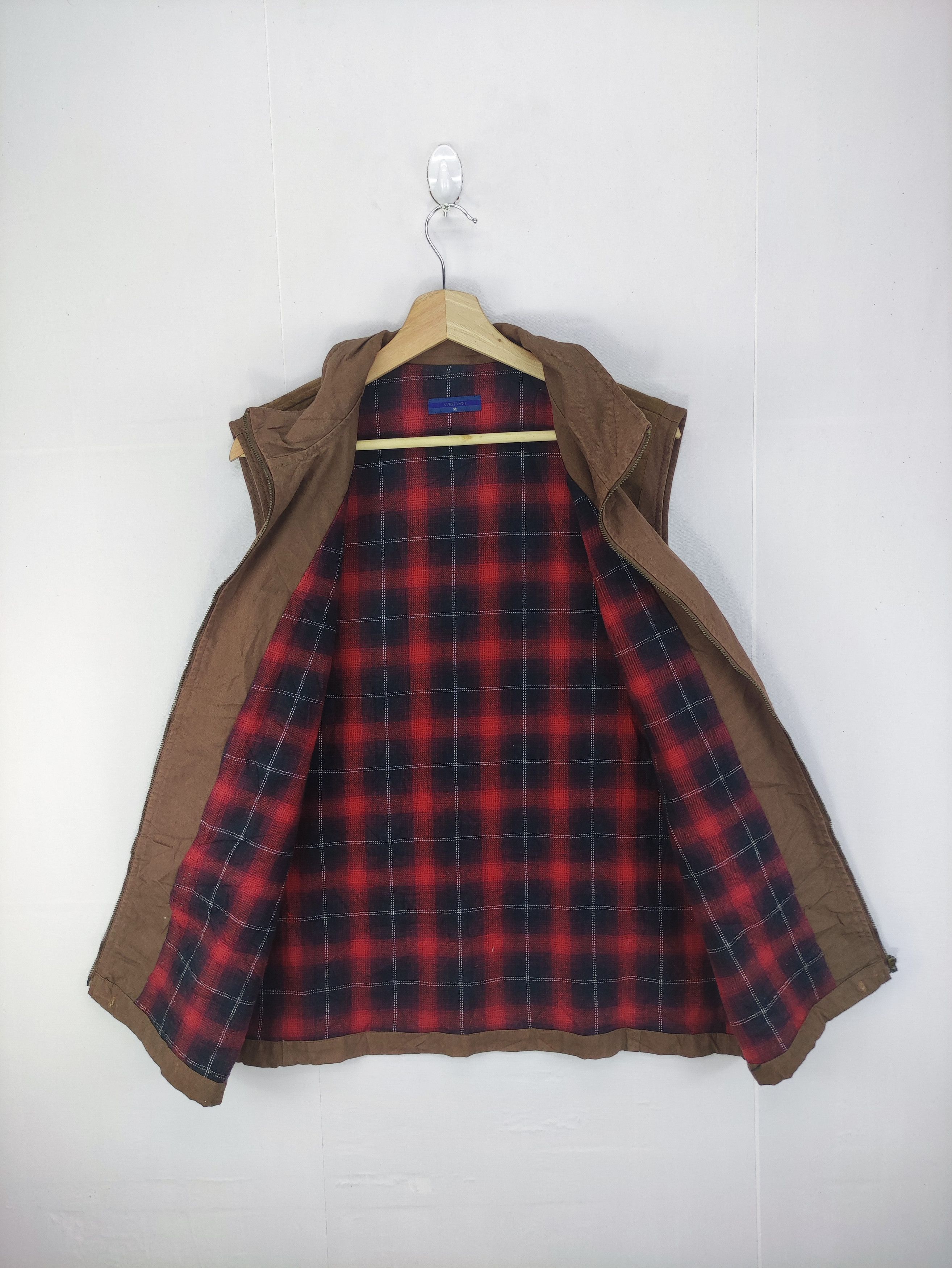 Japanese Brand Vintage West Win Vest Zipper Size US M / EU 48-50 / 2 - 3 Thumbnail