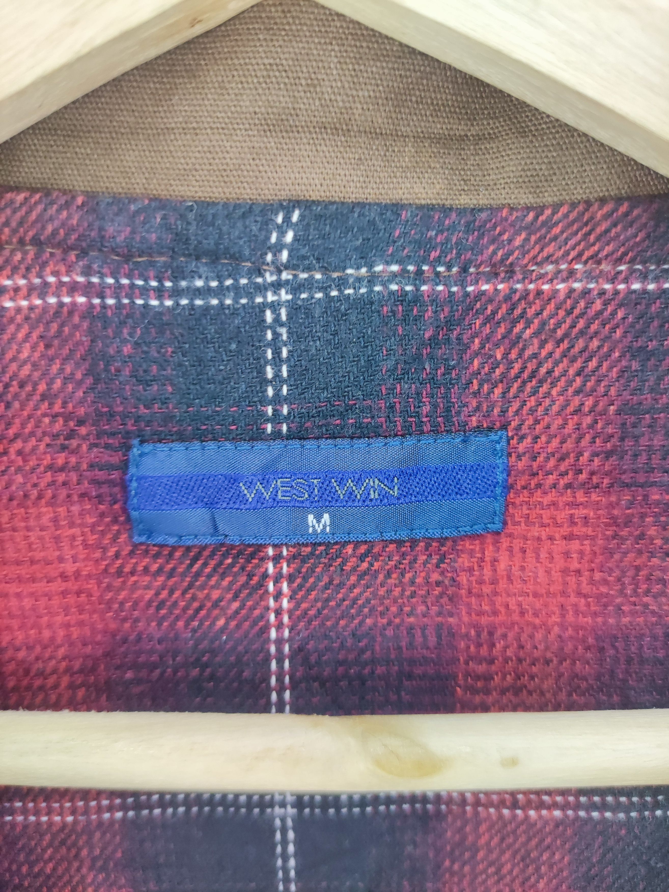 Japanese Brand Vintage West Win Vest Zipper Size US M / EU 48-50 / 2 - 2 Thumbnail
