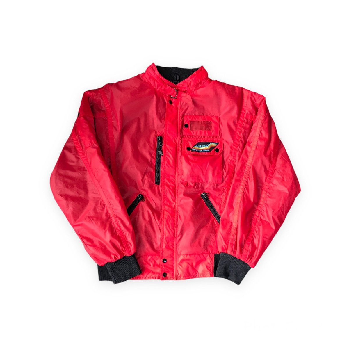 vintage style auto competition design racing team jacket