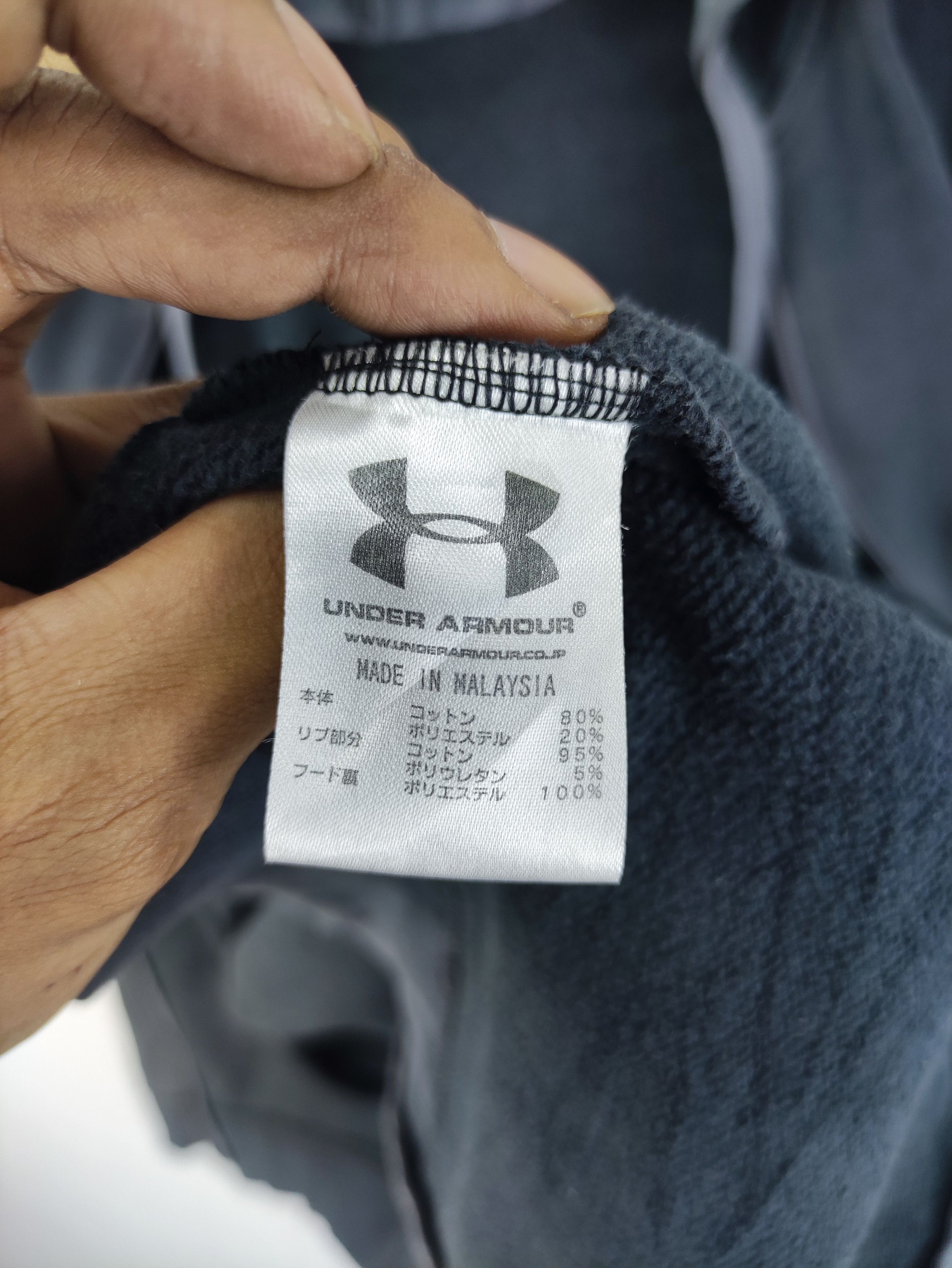 Under Armour Vintage Under Armour Sweater Pull Over Hoodie Zipper Size US M / EU 48-50 / 2 - 8 Thumbnail
