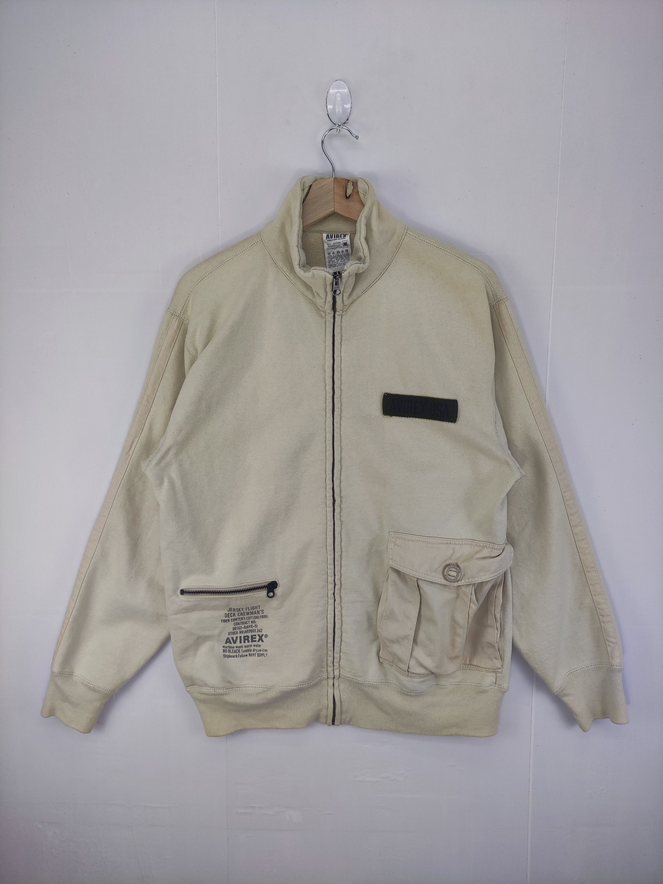 Vintage Avirex Deck Crewman's Sweater Zipper