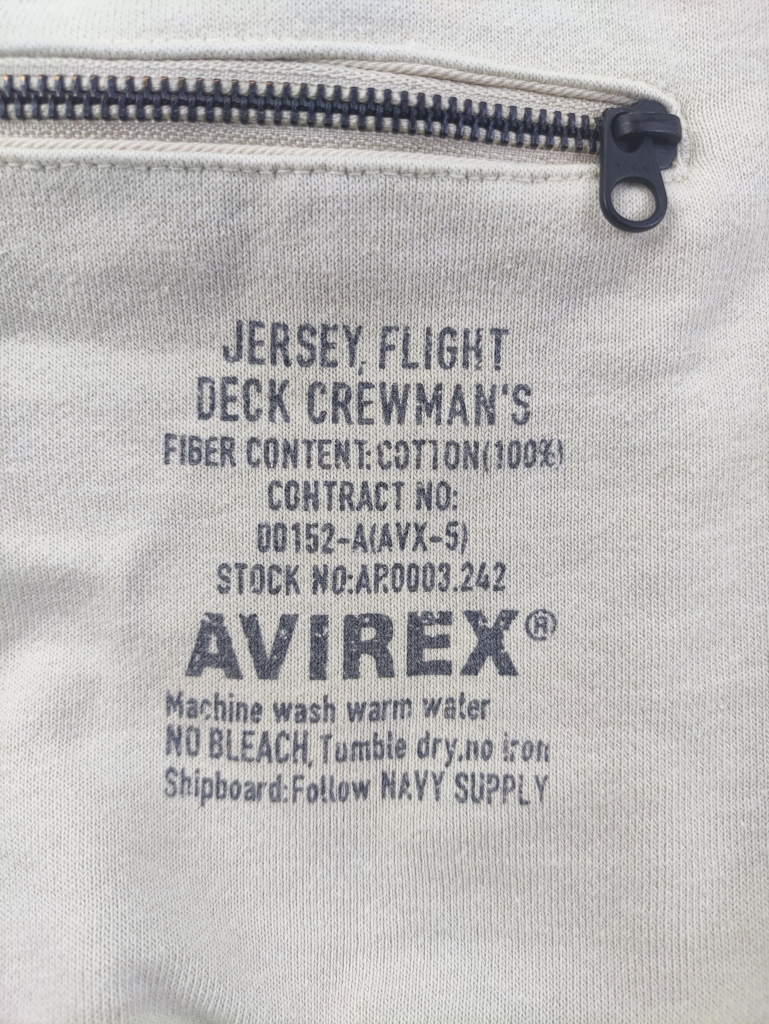 Avirex Vintage Avirex Deck Crewman's Sweater Zipper Size US M / EU 48-50 / 2 - 2 Thumbnail
