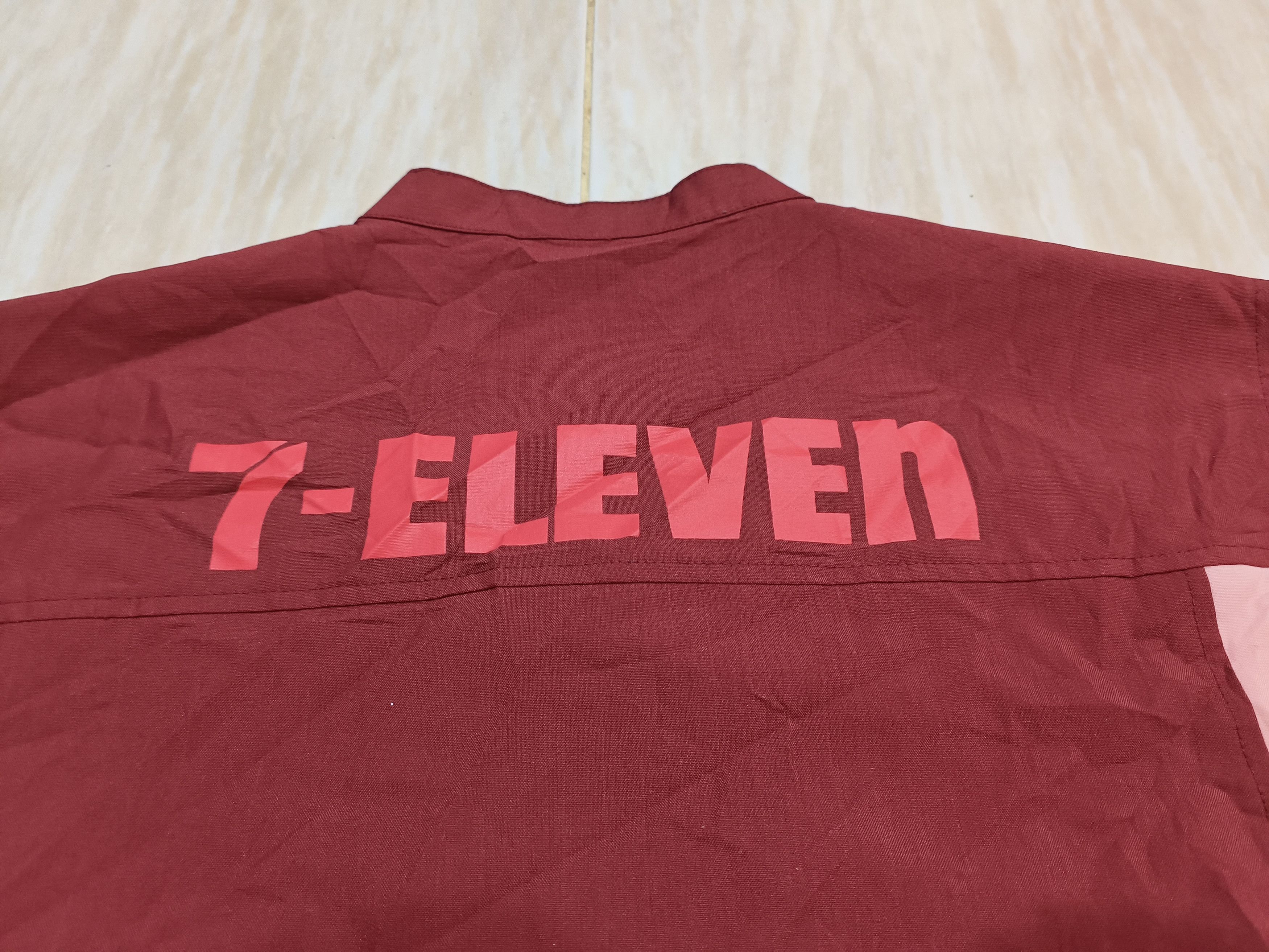 Japanese Brand × Vintage Vintage 7-ELEVEN ZIP UP SHORT SLEEVE Uniform Size US L / EU 52-54 / 3 - 7 Thumbnail
