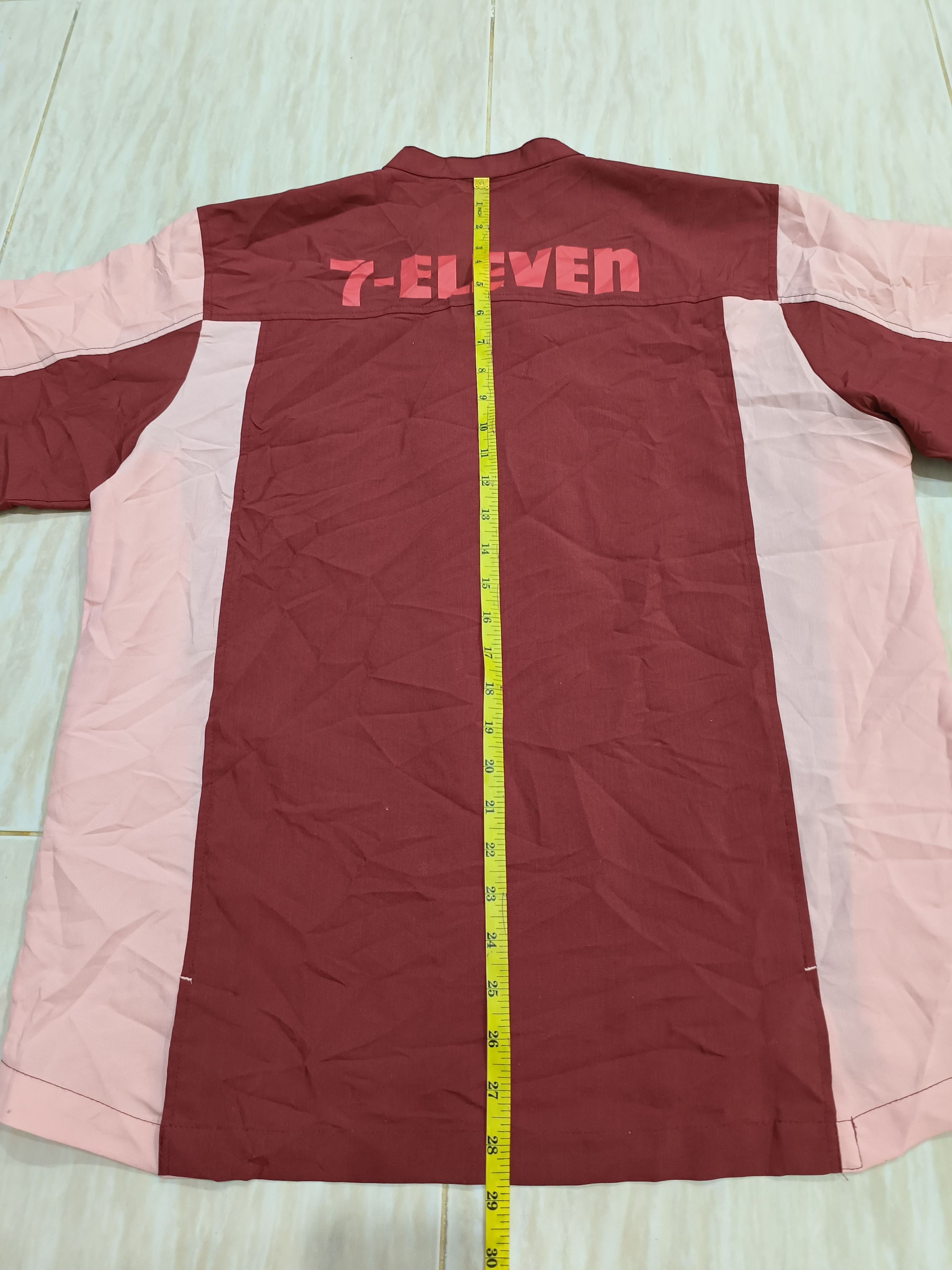 Japanese Brand × Vintage Vintage 7-ELEVEN ZIP UP SHORT SLEEVE Uniform Size US L / EU 52-54 / 3 - 13 Thumbnail