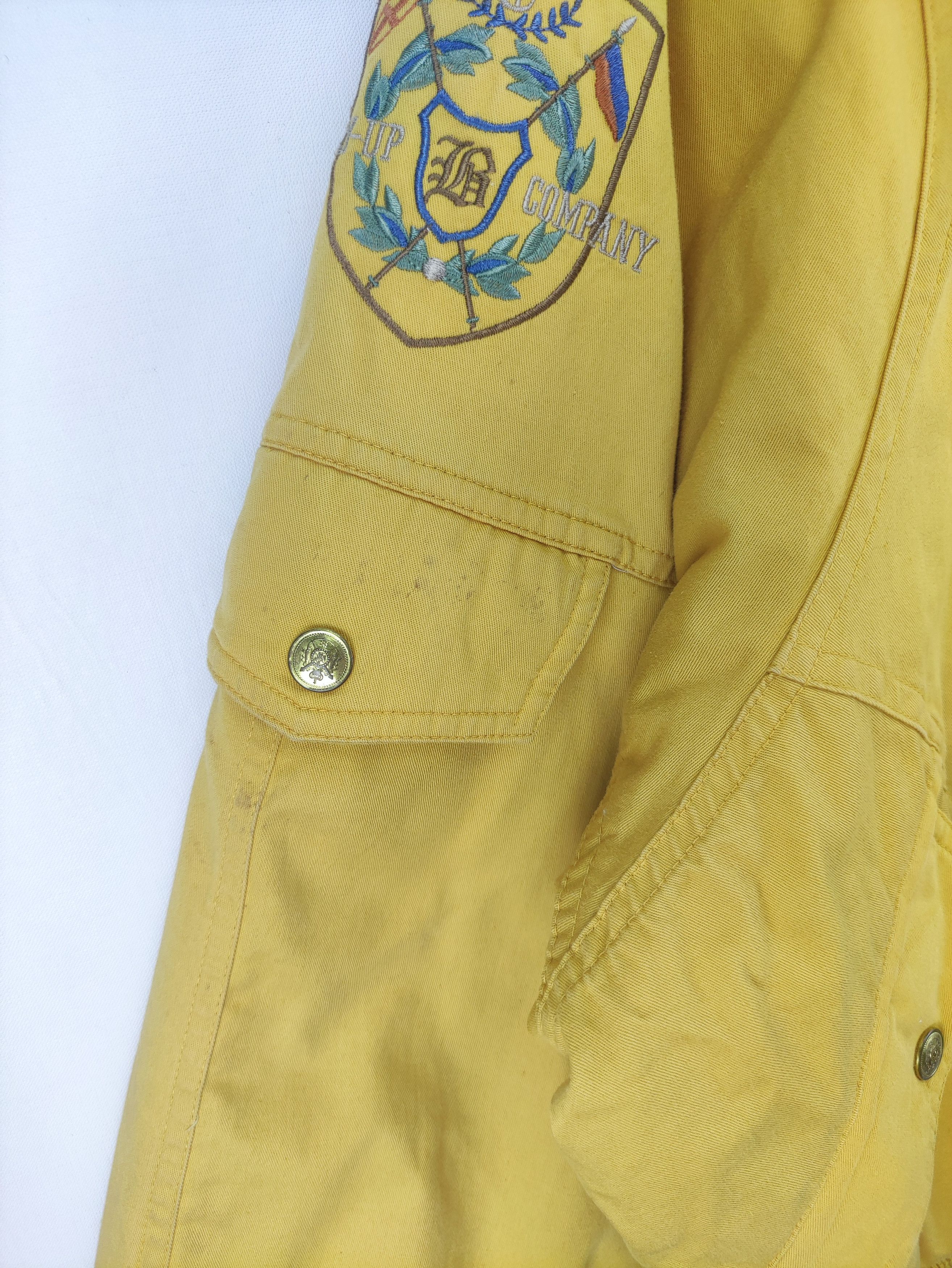 Vintage Tray Up Bomber Jacket Embroidered Logo