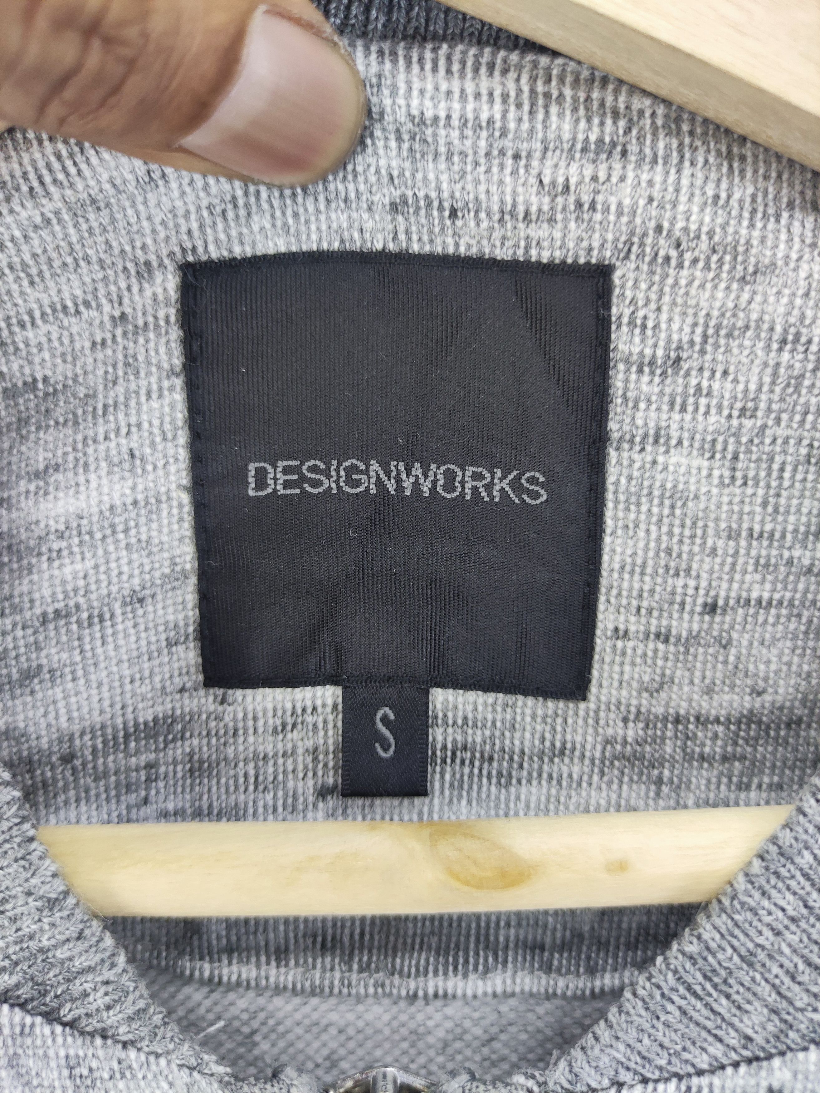 Japanese Brand Vintage Design Works Sweater Bomber Style Jacket Size M / US 6-8 / IT 42-44 - 2 Thumbnail