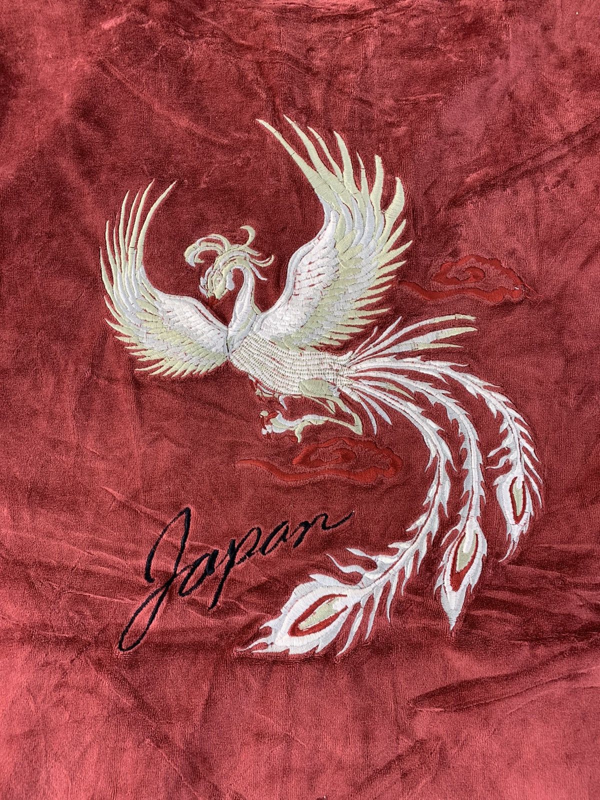 Japanese Brand Bullet Noise Sukajan Souvenir Jacket Embroidery Phoenix Size US M / EU 48-50 / 2 - 4 Thumbnail