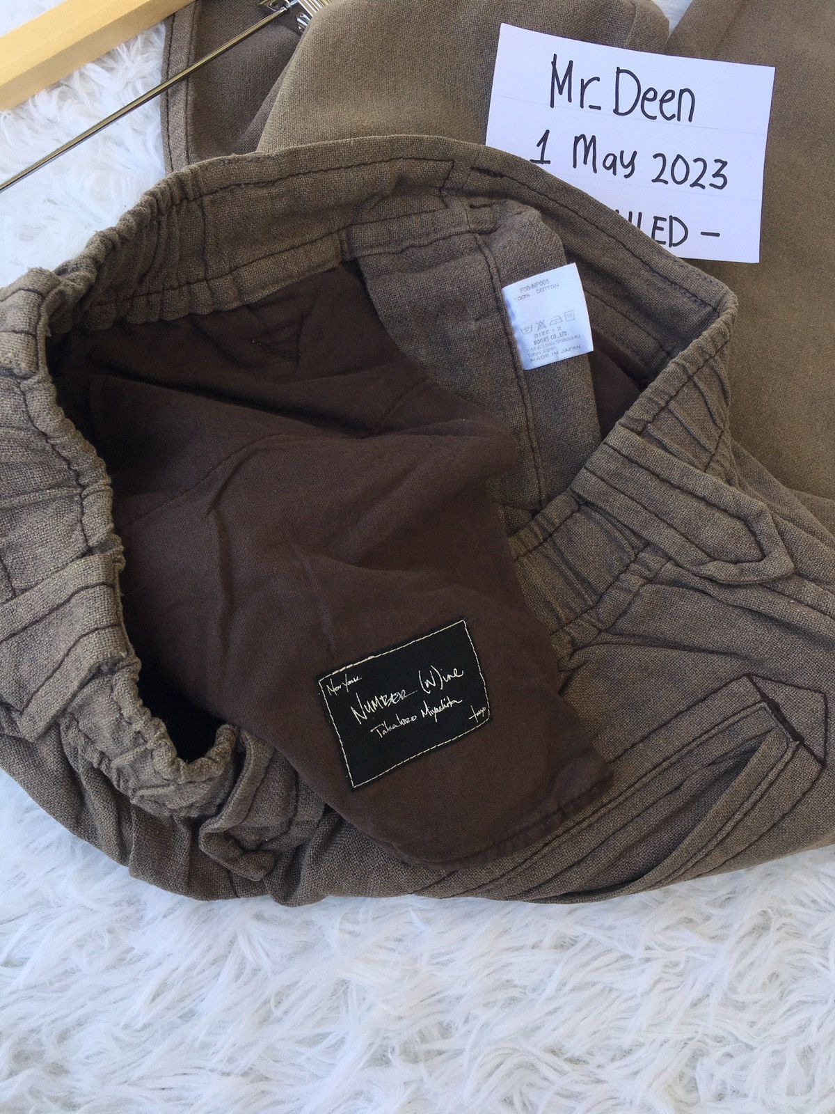 Number (N)ine Rare Vintage Number Nine Cargo Pant Size US 28 / EU 44 - 10 Thumbnail
