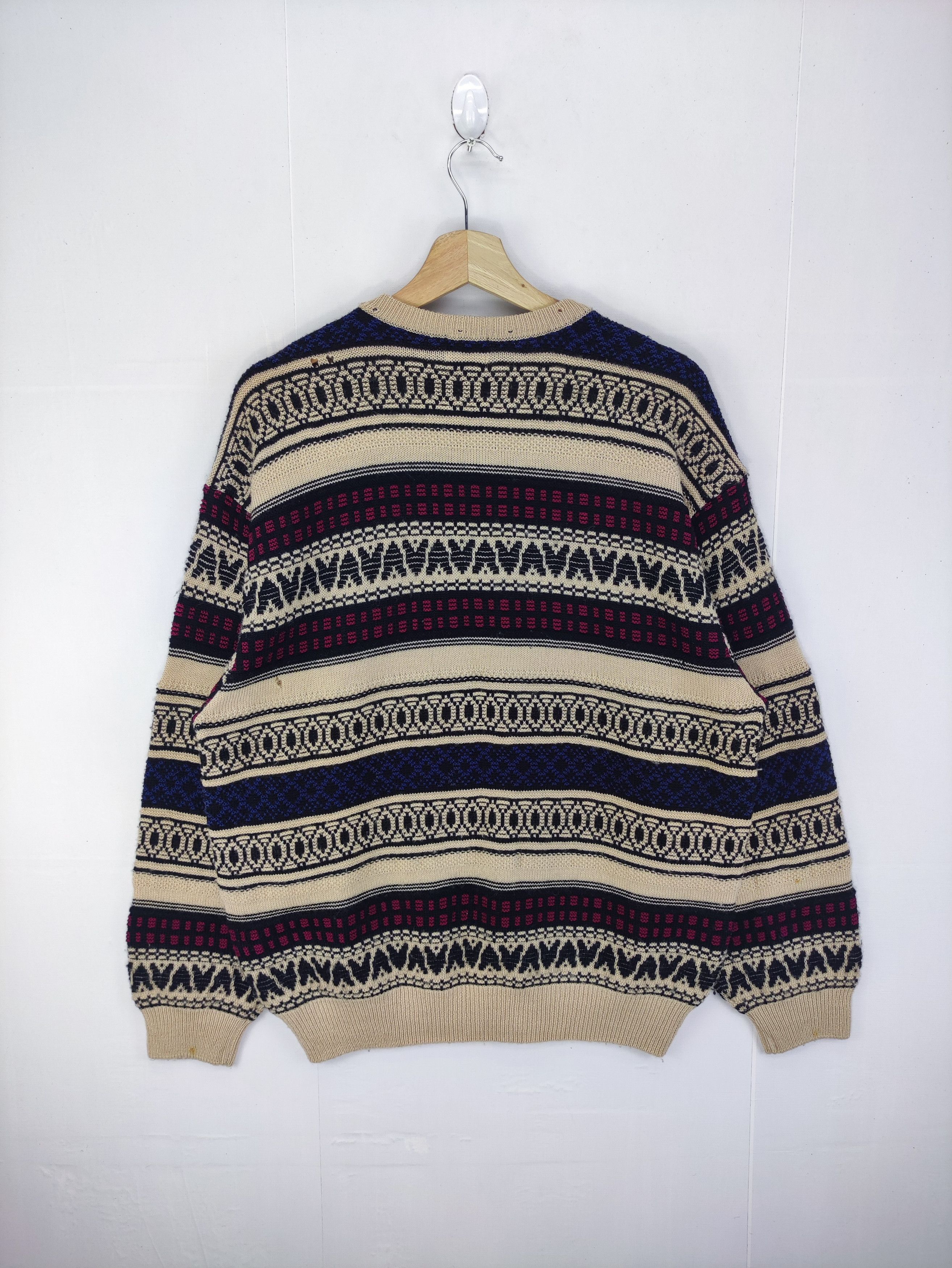 Aran Isles Knitwear Vintage Bassett Walker Coogi Style Knit Sweater Size US M / EU 48-50 / 2 - 12 Thumbnail