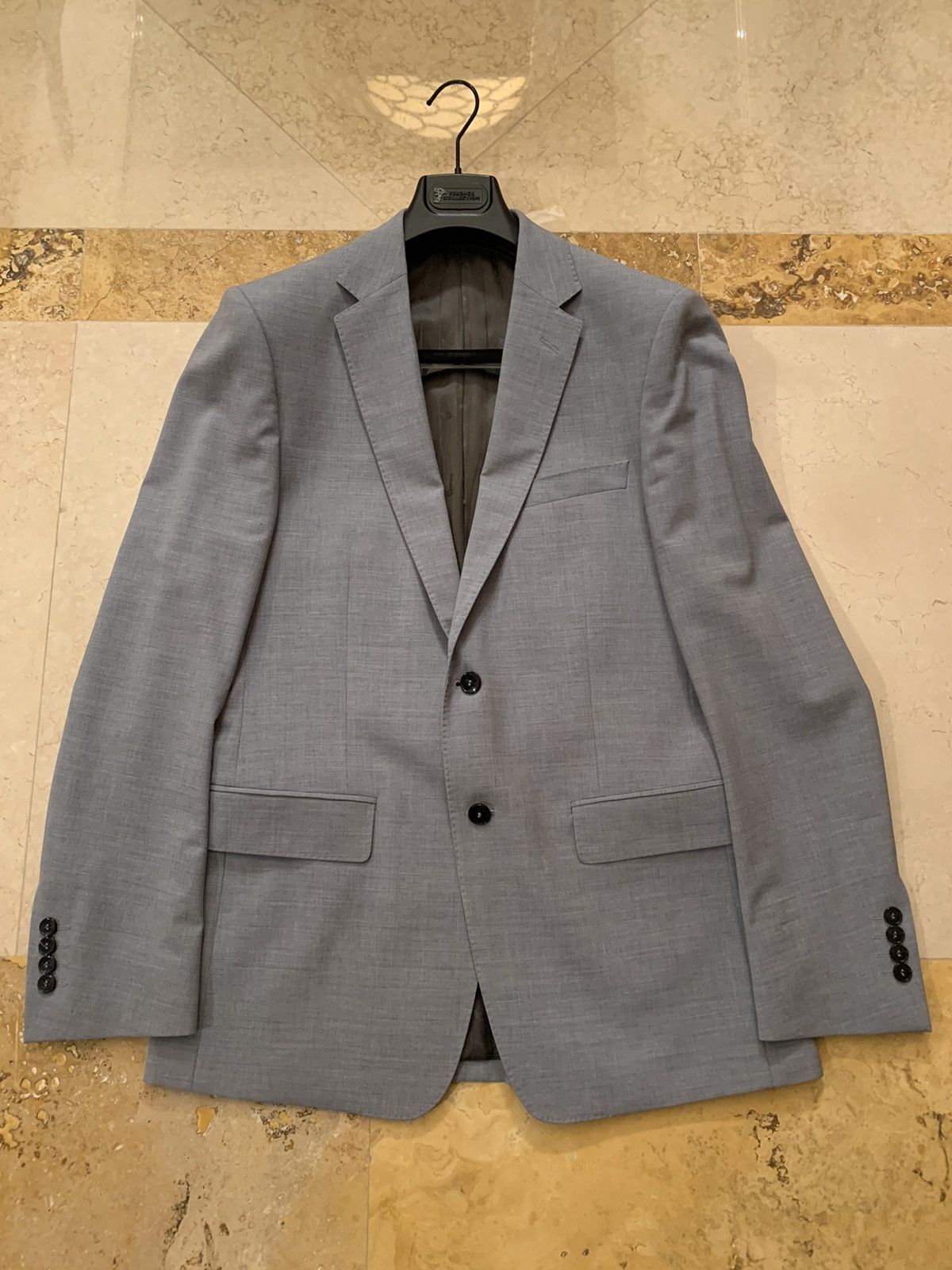 Versace Light blue suit Size 50R - 1 Thumbnail