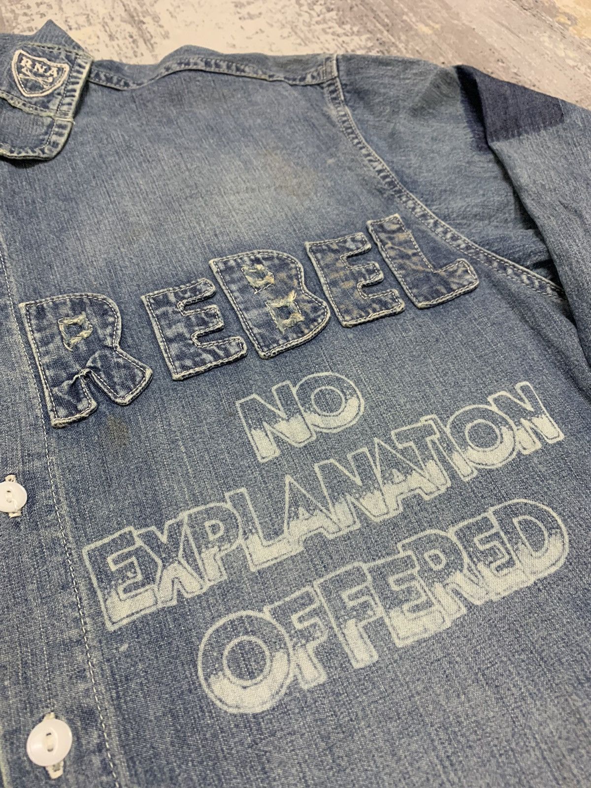 Seditionaries Seditionaries RNA Slang Rebel Anarchy Button Up Shirt Size US L / EU 52-54 / 3 - 4 Thumbnail