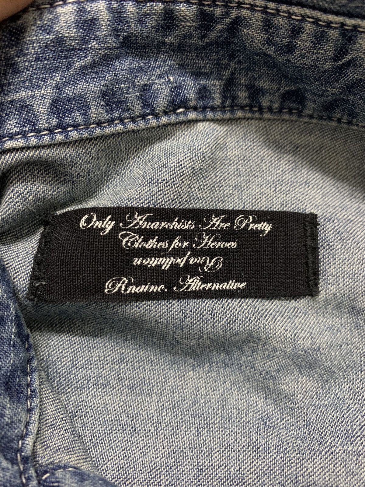 Seditionaries Seditionaries RNA Slang Rebel Anarchy Button Up Shirt Size US L / EU 52-54 / 3 - 10 Thumbnail