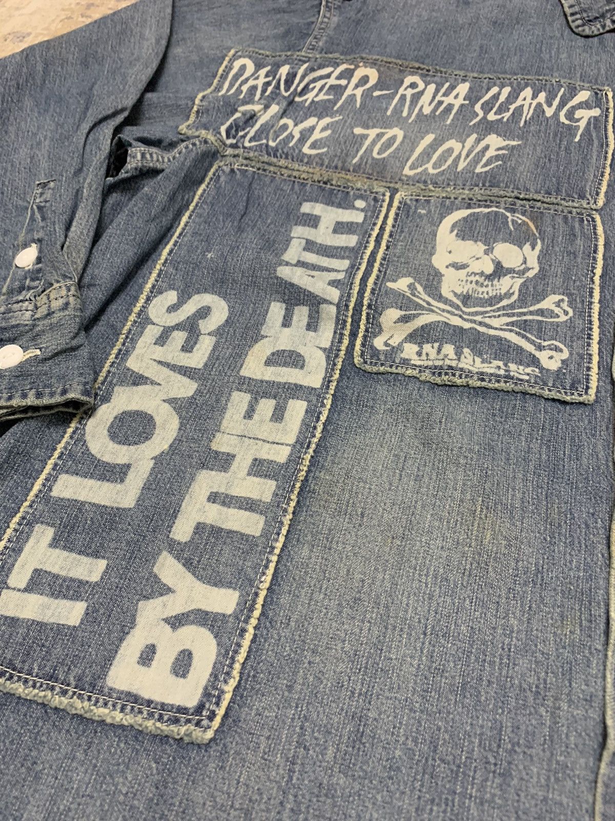 Seditionaries Seditionaries RNA Slang Rebel Anarchy Button Up Shirt Size US L / EU 52-54 / 3 - 3 Thumbnail