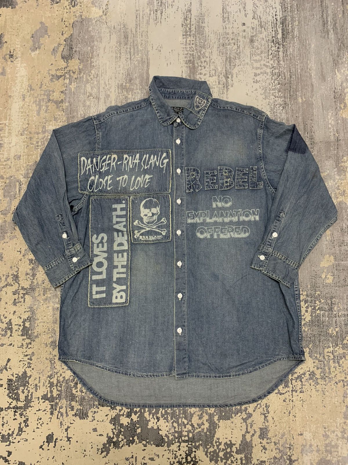Seditionaries Seditionaries RNA Slang Rebel Anarchy Button Up Shirt Size US L / EU 52-54 / 3 - 1 Thumbnail