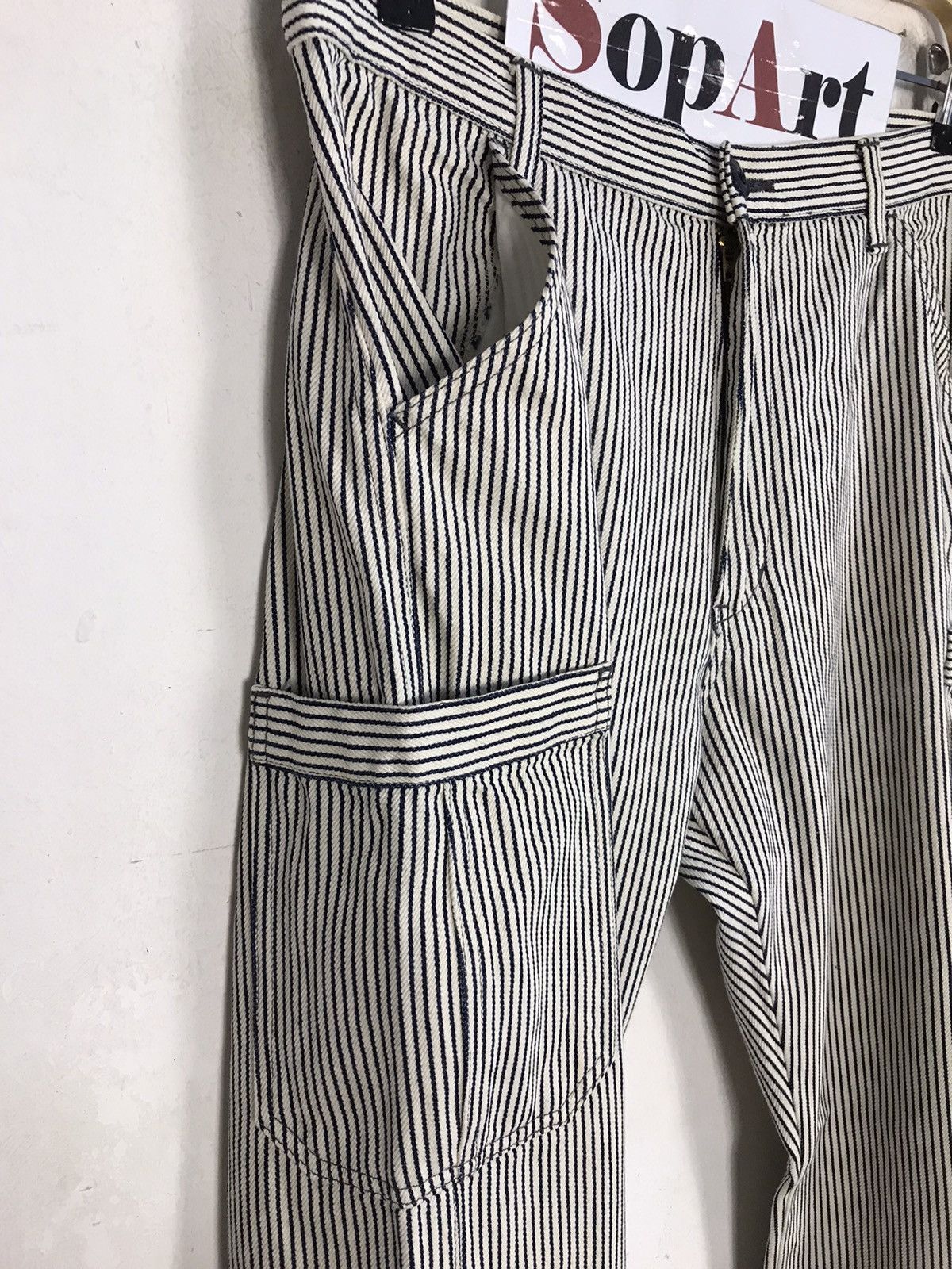 Japanese Brand × Vintage Vintage japanese Brand Design Striped Pocket Style Size US 33 - 6 Thumbnail
