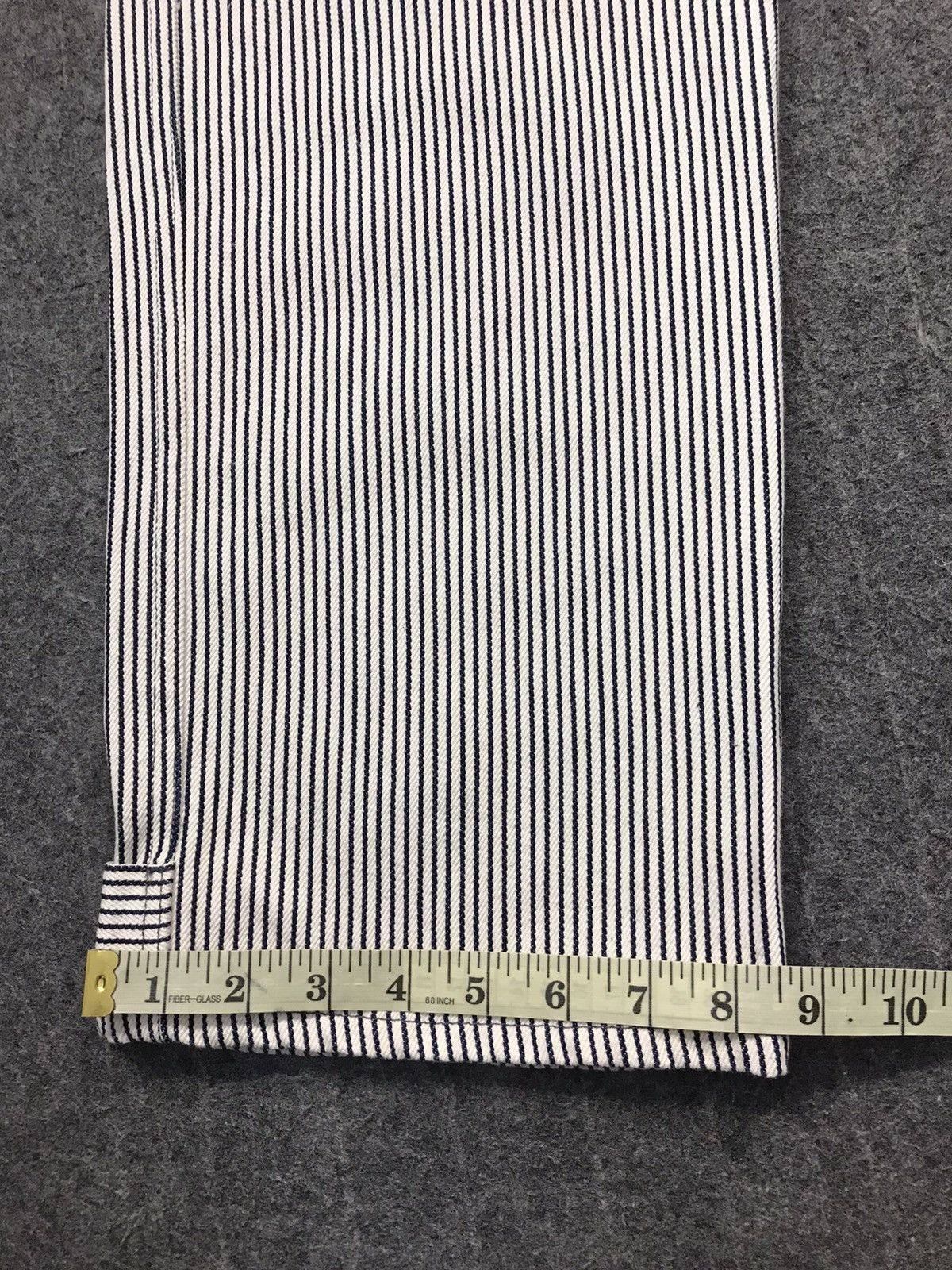 Japanese Brand × Vintage Vintage japanese Brand Design Striped Pocket Style Size US 33 - 15 Thumbnail
