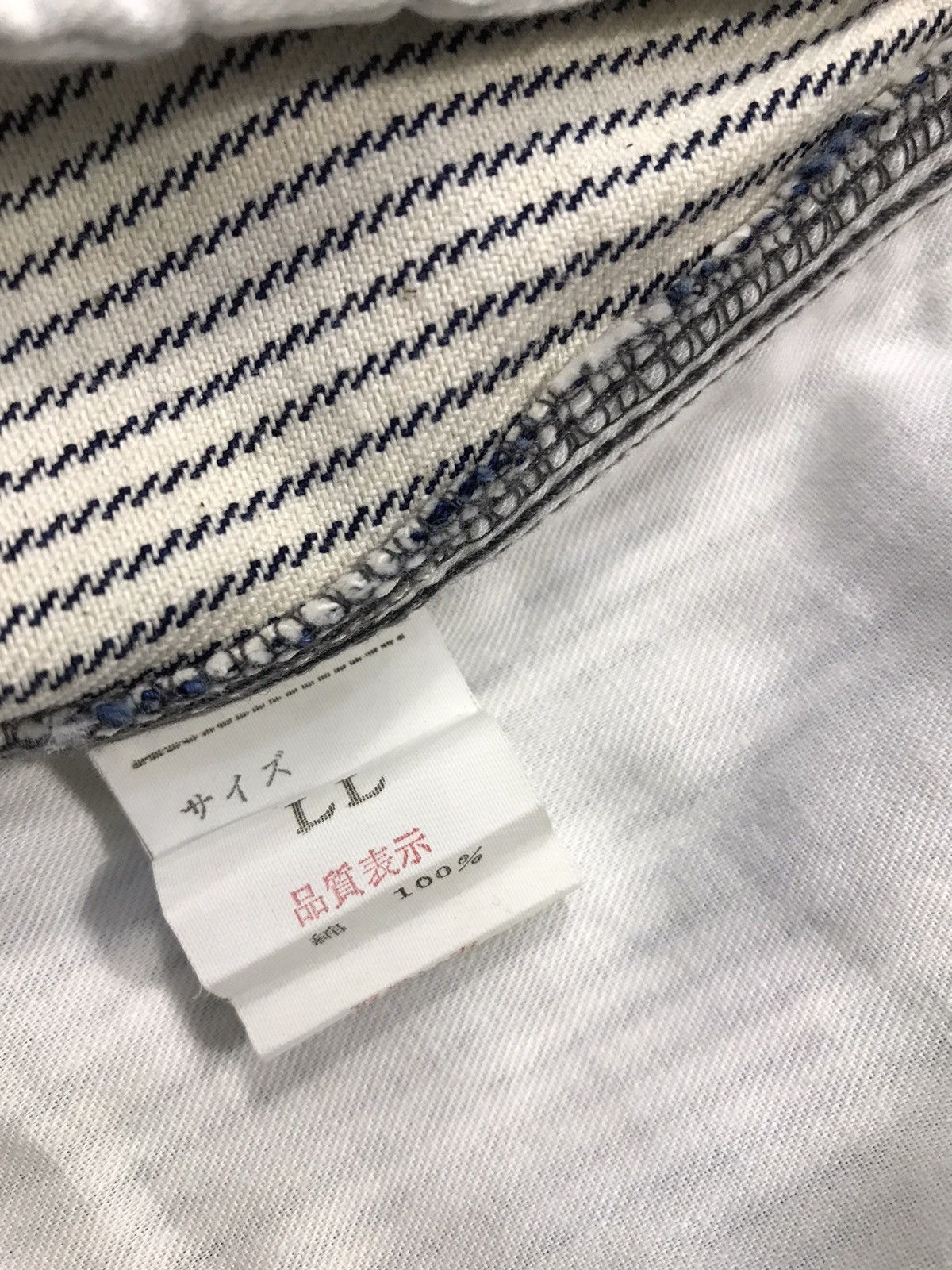 Japanese Brand × Vintage Vintage japanese Brand Design Striped Pocket Style Size US 33 - 10 Thumbnail