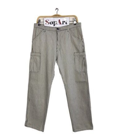 Japanese Brand × Vintage Vintage japanese Brand Design Striped Pocket Style Size US 33 - 1 Thumbnail
