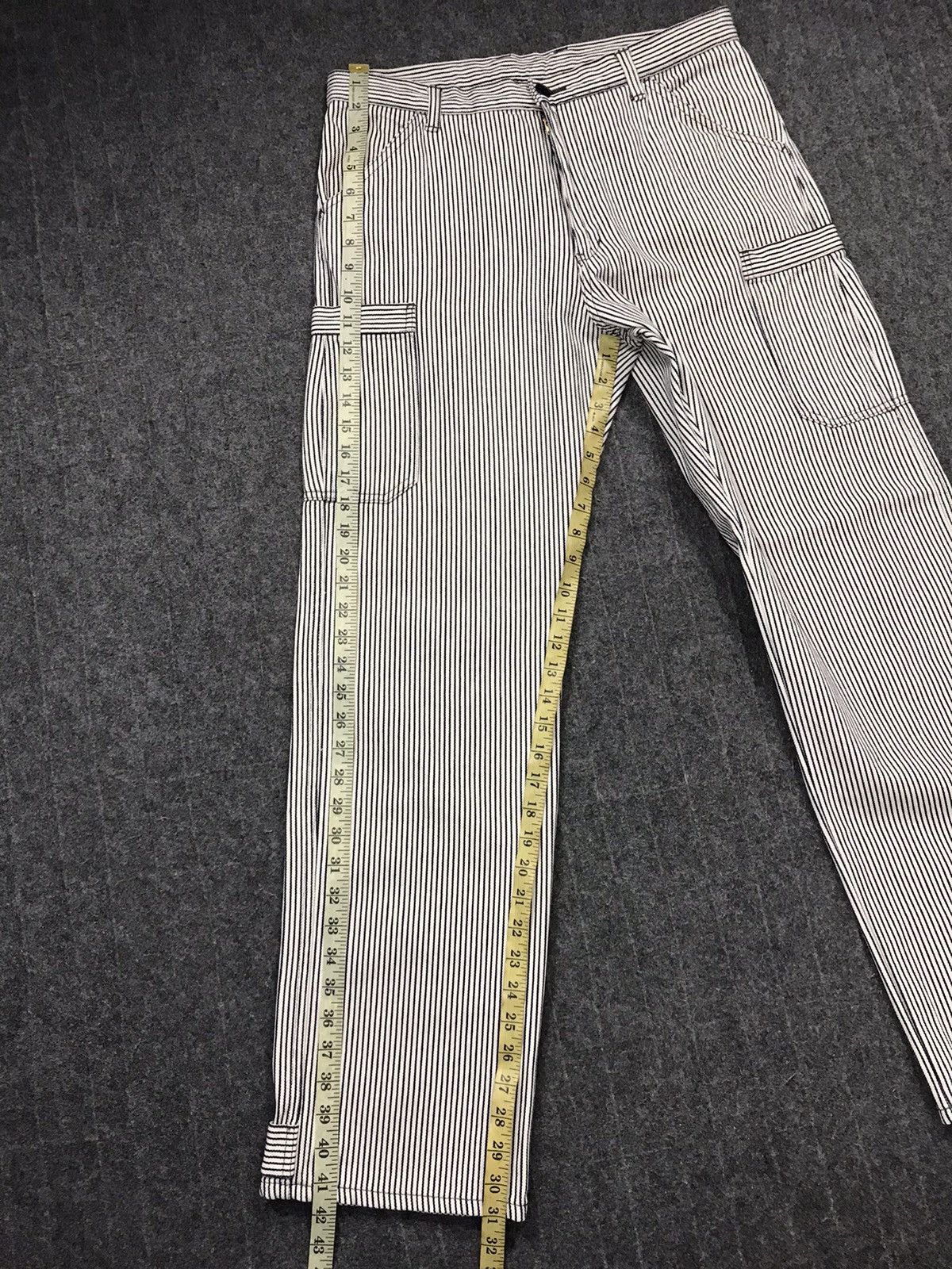 Japanese Brand × Vintage Vintage japanese Brand Design Striped Pocket Style Size US 33 - 14 Thumbnail