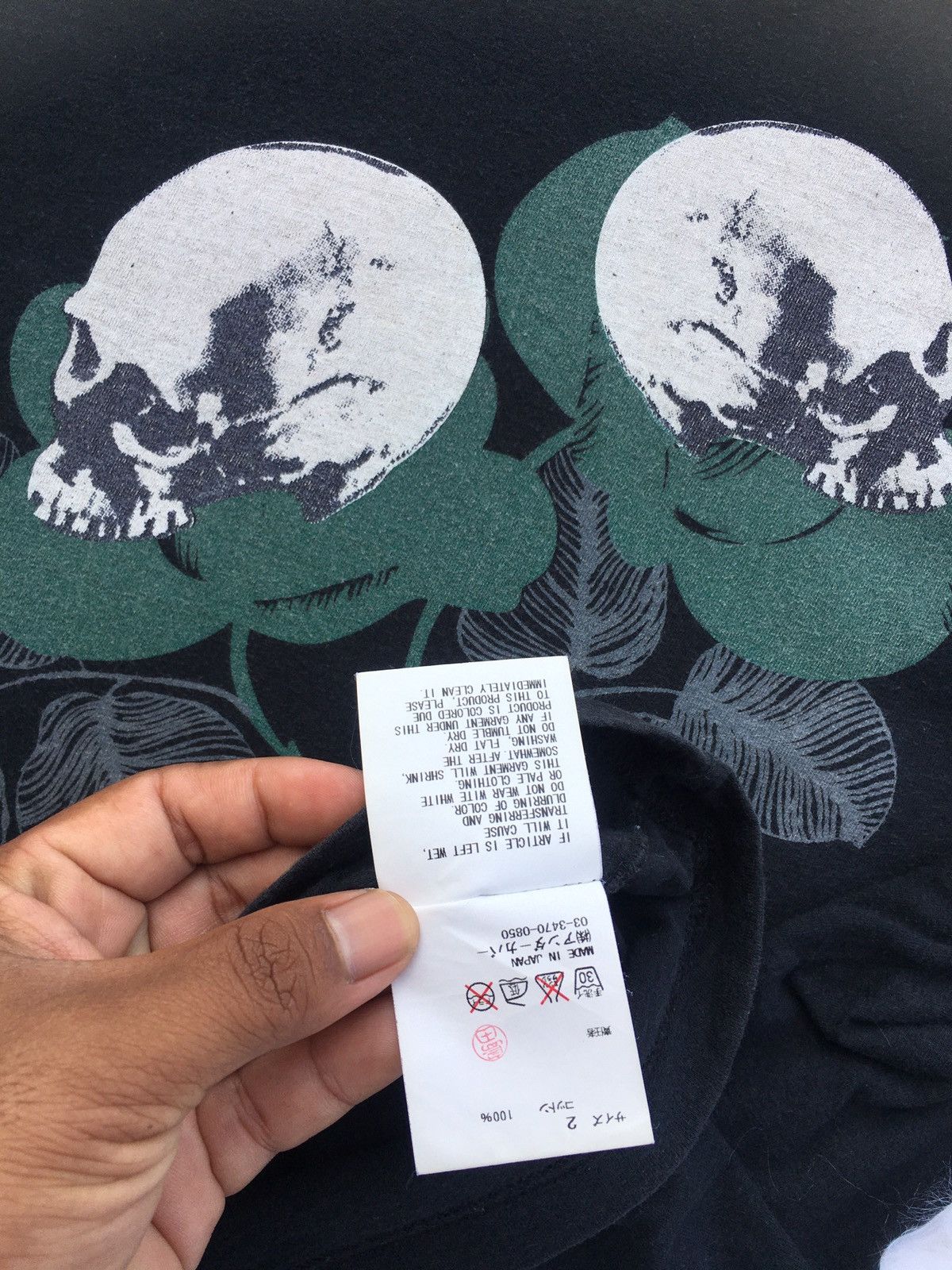 Undercover Rarest Undercover Skulls in Flowers Tshirt Size US M / EU 48-50 / 2 - 11 Thumbnail