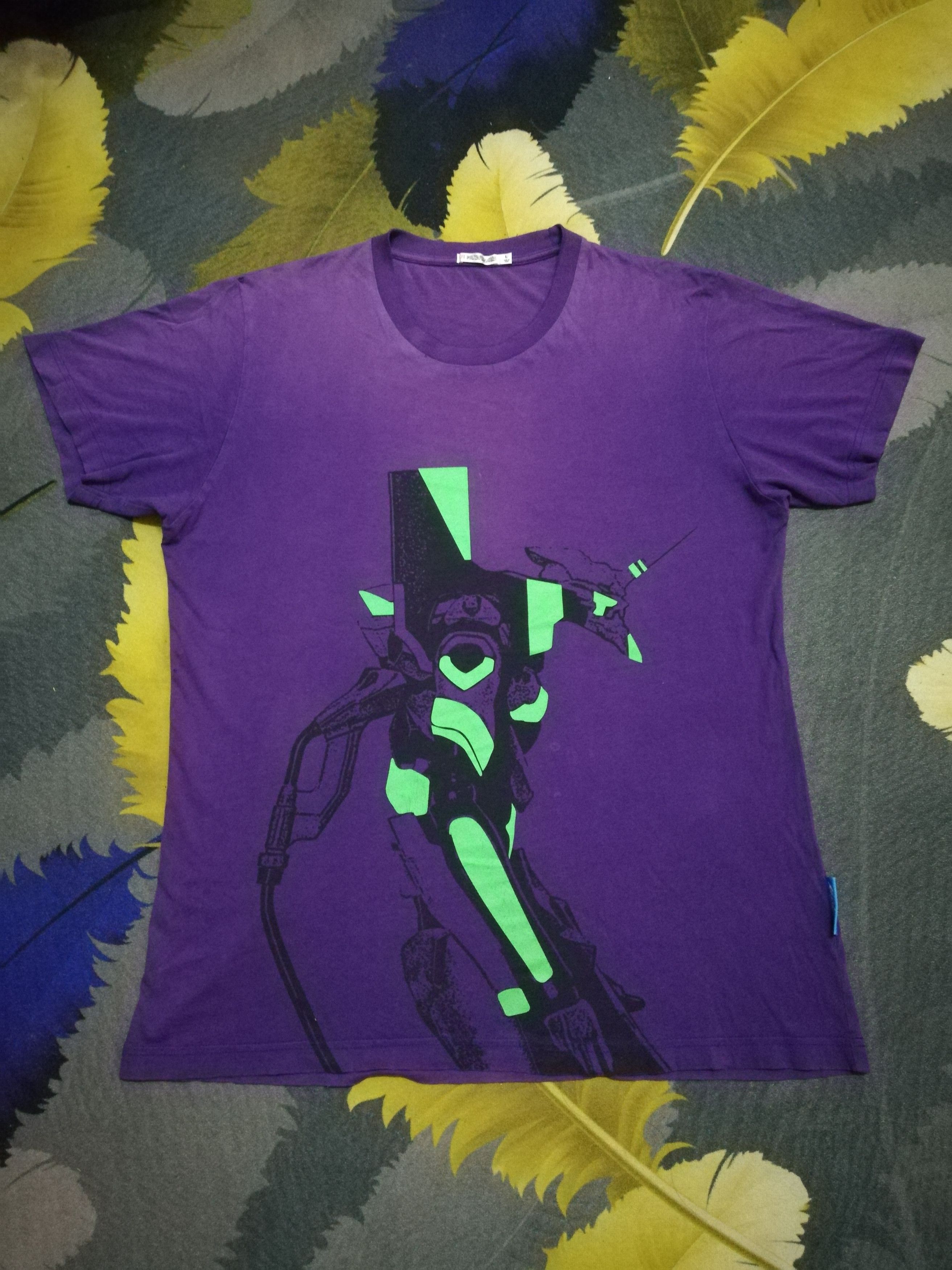 Anime Trashed Sun Faded Evangelion Rei Ayanami EVA-00 Shirt Size US L / EU 52-54 / 3 - 1 Thumbnail