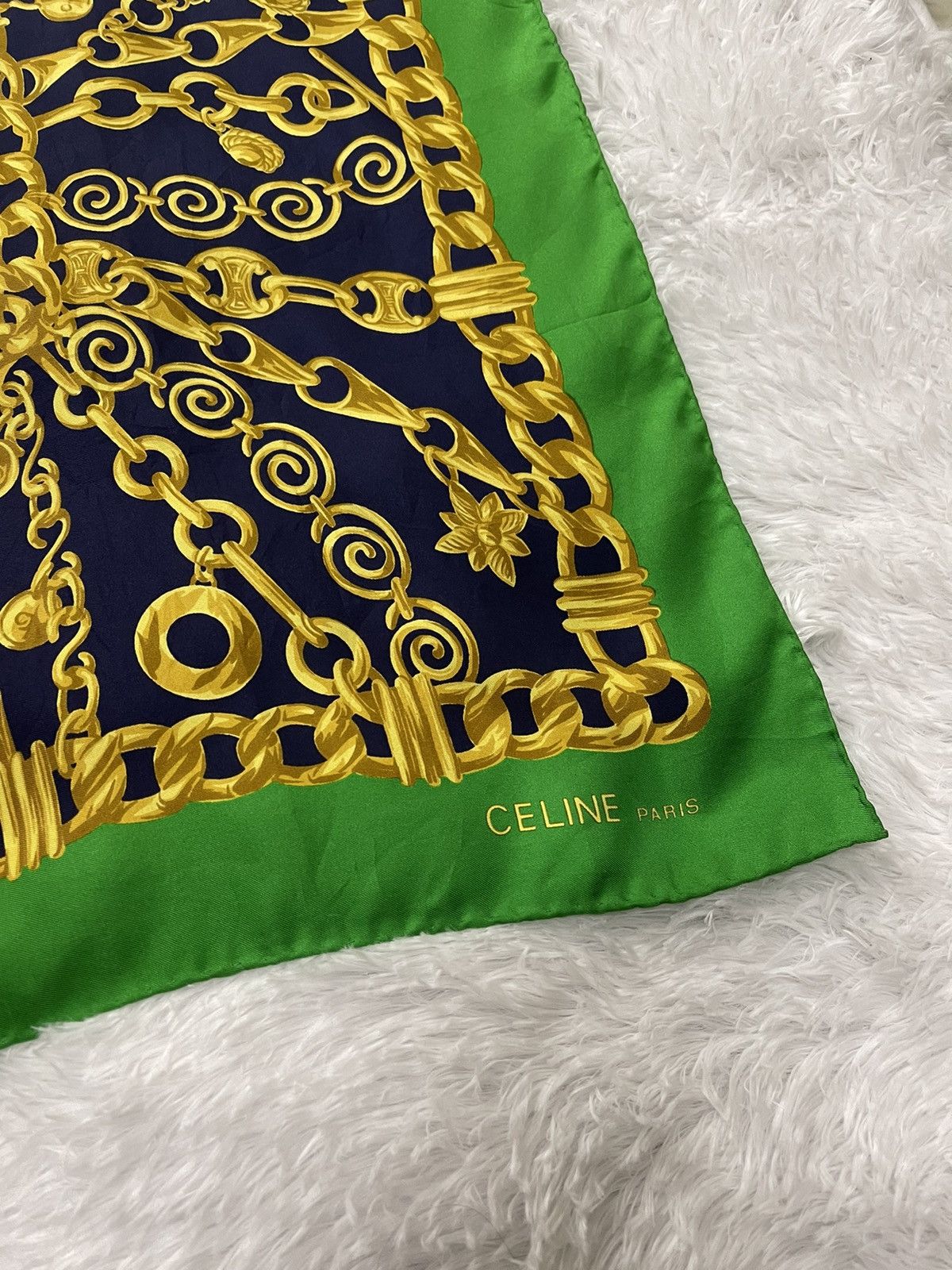 Celine Vintage Celine Luxury Silk Scarves France Size ONE SIZE - 7 Thumbnail