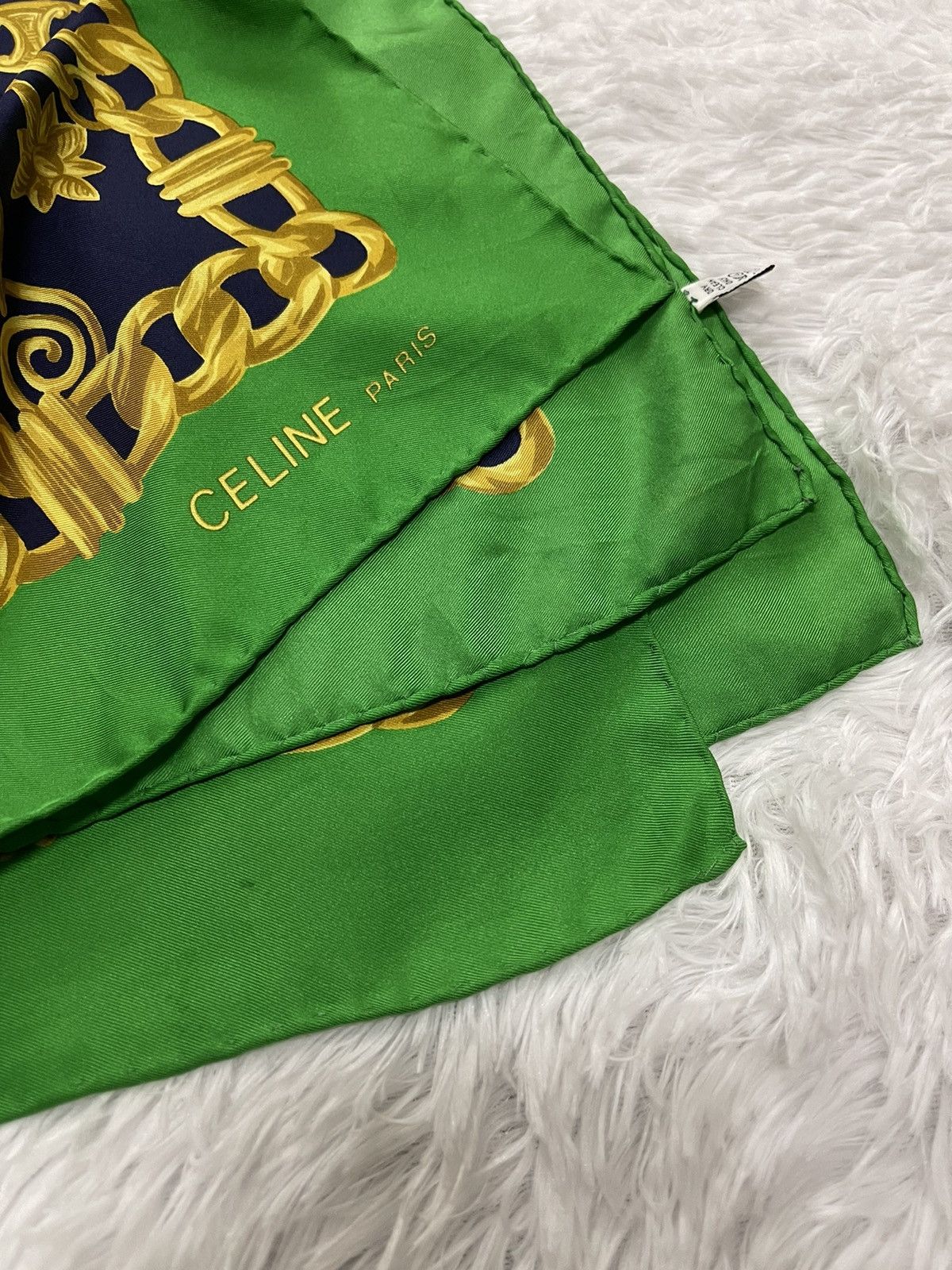 Celine Vintage Celine Luxury Silk Scarves France Size ONE SIZE - 12 Thumbnail