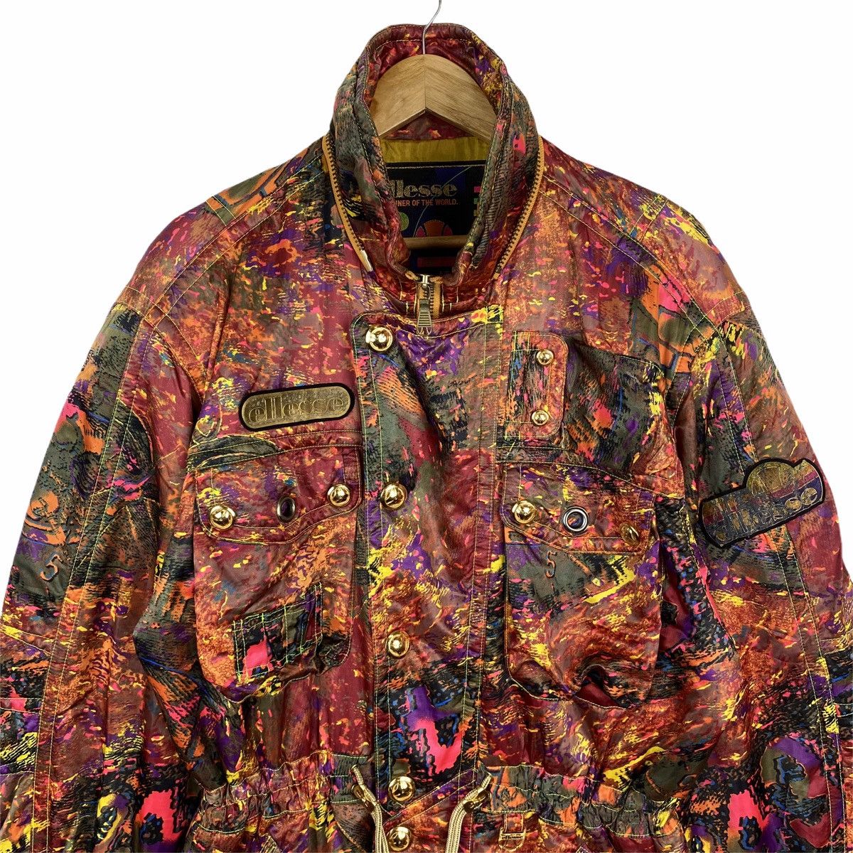 Ellesse × Vintage Vintage ELLESSE Ski Small Logo Sportswear Goldwin Ski Jacket Size US L / EU 52-54 / 3 - 4 Thumbnail