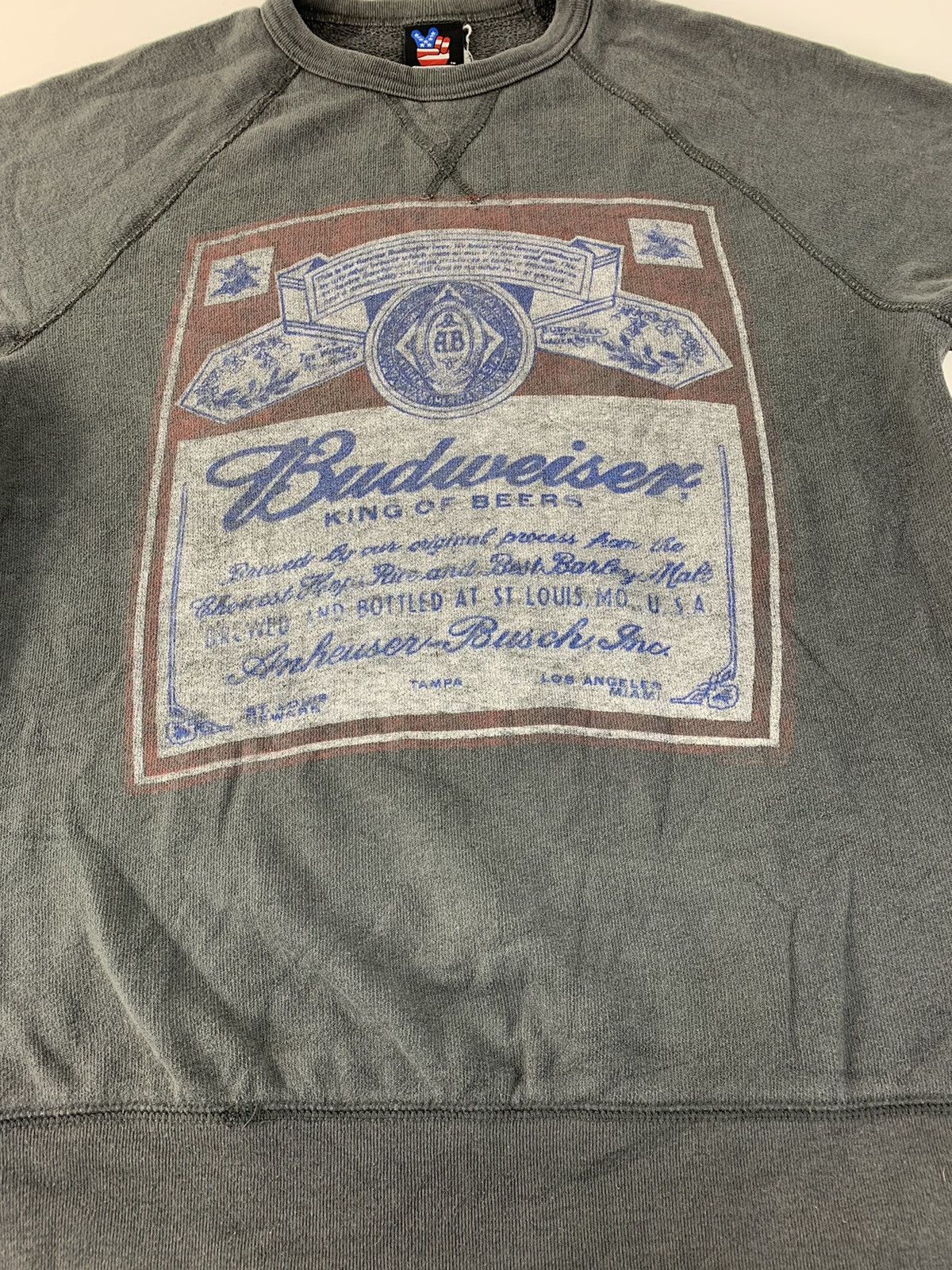 Budweiser Rare 90s Budweiser King Of Beer Big Logo Size US M / EU 48-50 / 2 - 3 Thumbnail