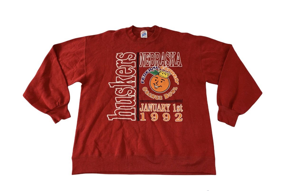 90s 1992 Huskers Nebraska Federal Express Orange Bowl
