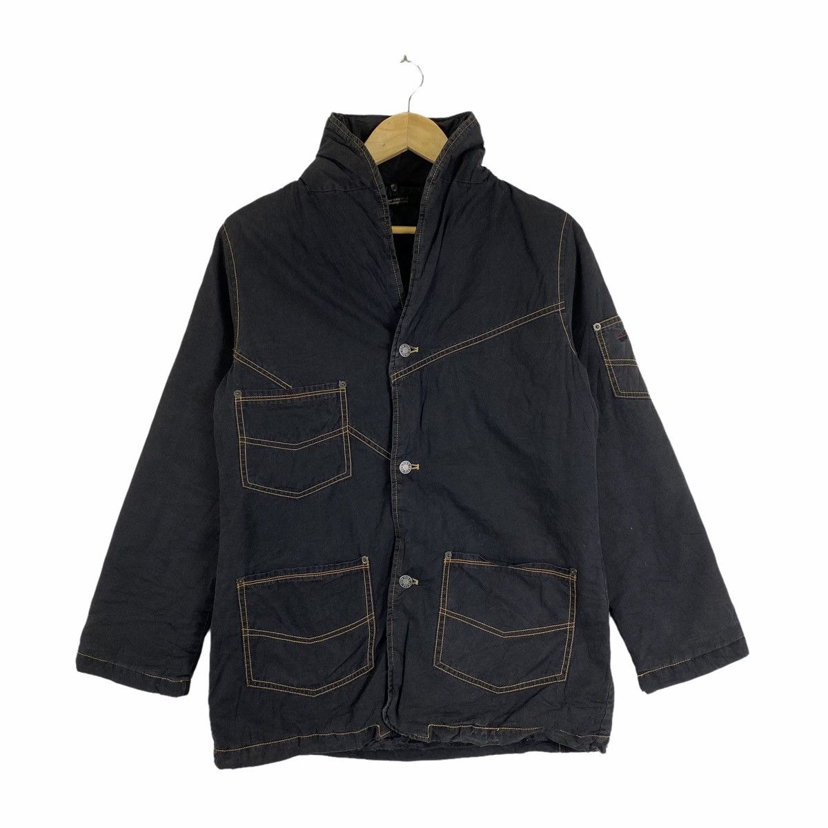 VINTAGE NEW YORK PRESS SMALL LOGO EMBROIDERY COAT JACKET