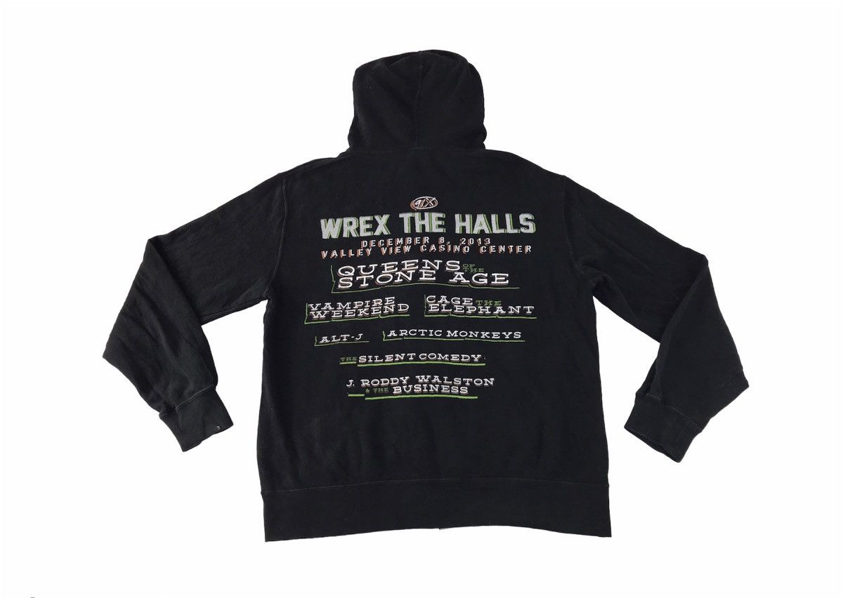 image of Band Tees x Rock Band List Of Bands Independent Wrex The Halls 918X Hoodies in Black (Size Large)