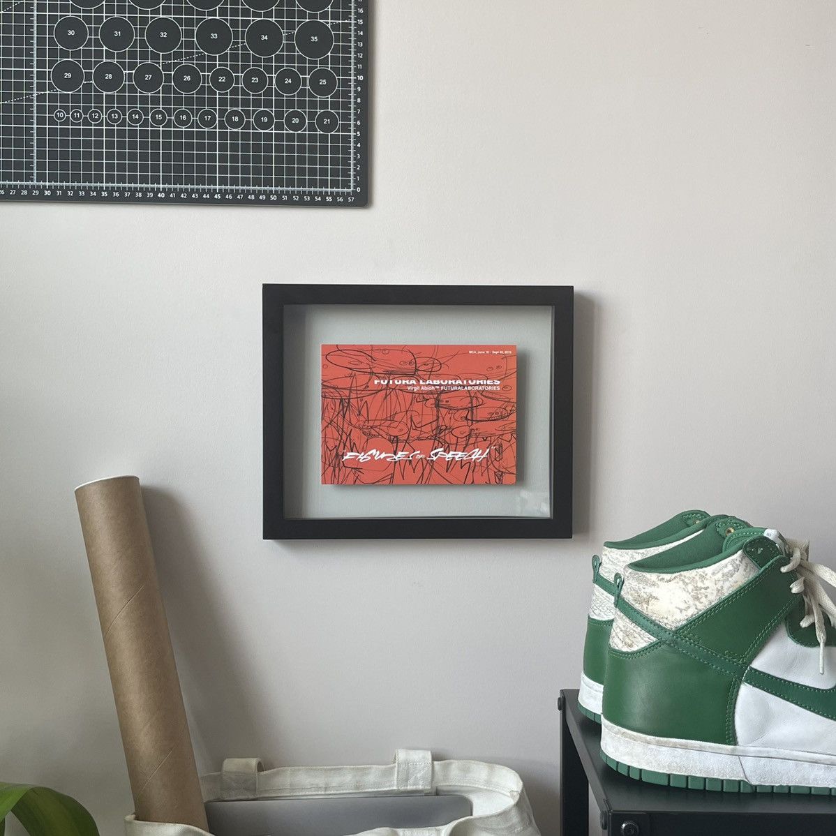 Virgil Abloh Virgil Abloh x Futura Orange Figures of Speech Poster Size ONE SIZE - 4 Thumbnail