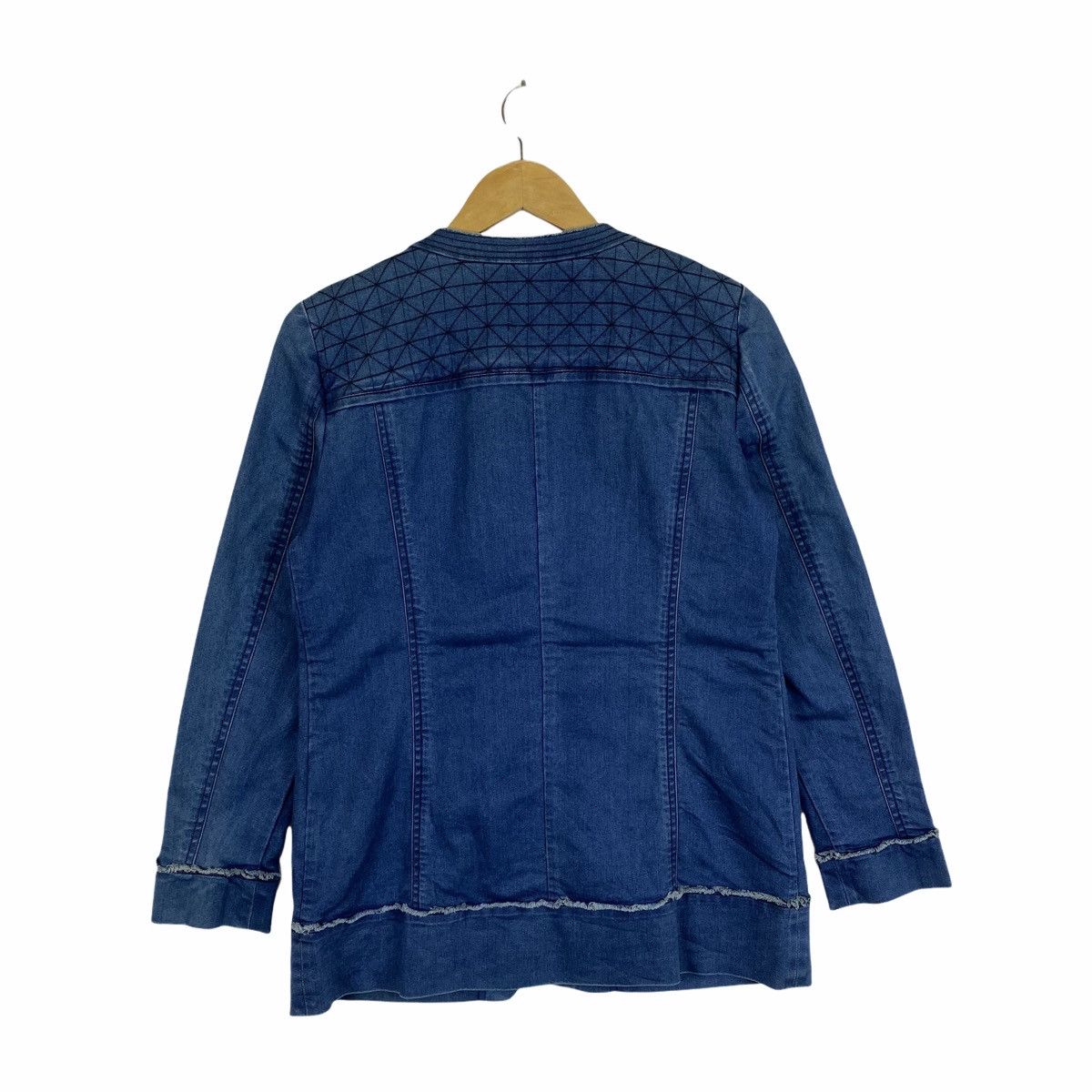Vintage Vintage CROCODILE Denim Casualwear Zipper Sweater Jacket Size XS / US 0-2 / IT 36-38 - 2 Thumbnail