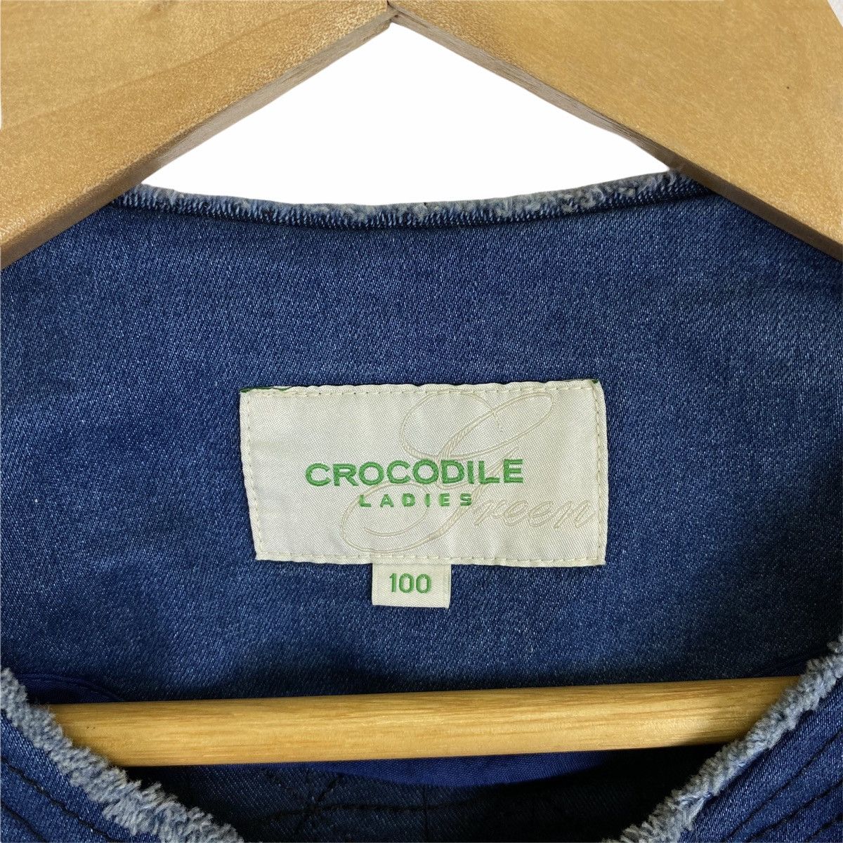 Vintage Vintage CROCODILE Denim Casualwear Zipper Sweater Jacket Size XS / US 0-2 / IT 36-38 - 6 Thumbnail