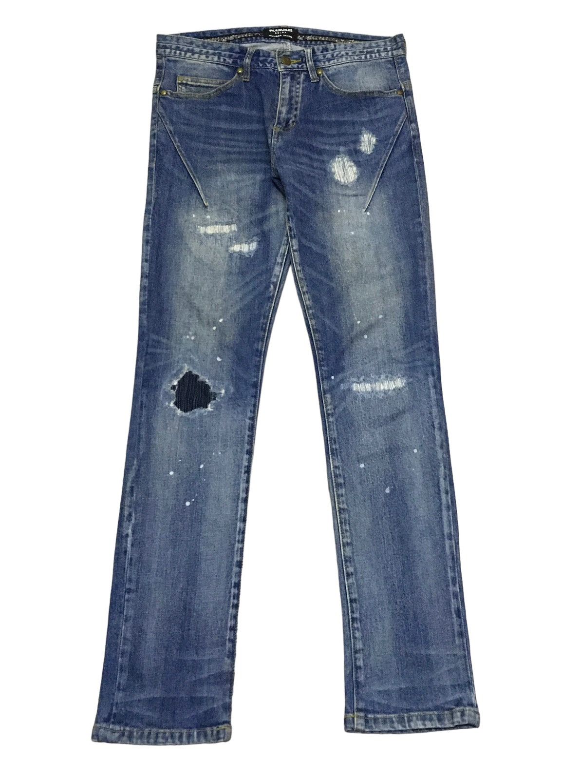 1piu1uguale3　NUMBER NINE　ジーンズ 美品】1PIU1UGUALE3 RELAX NUMBER NINE ダメージデニム
