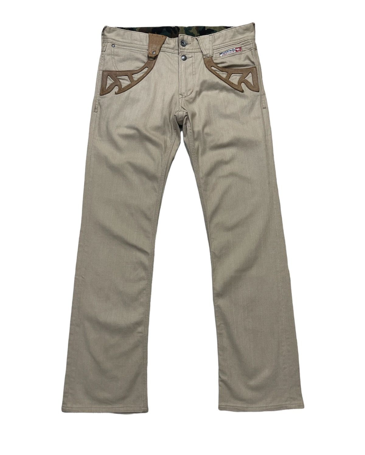 Nicole Club Nicole Cotton Flare Pants Size US 32 / EU 48 - 2 Thumbnail