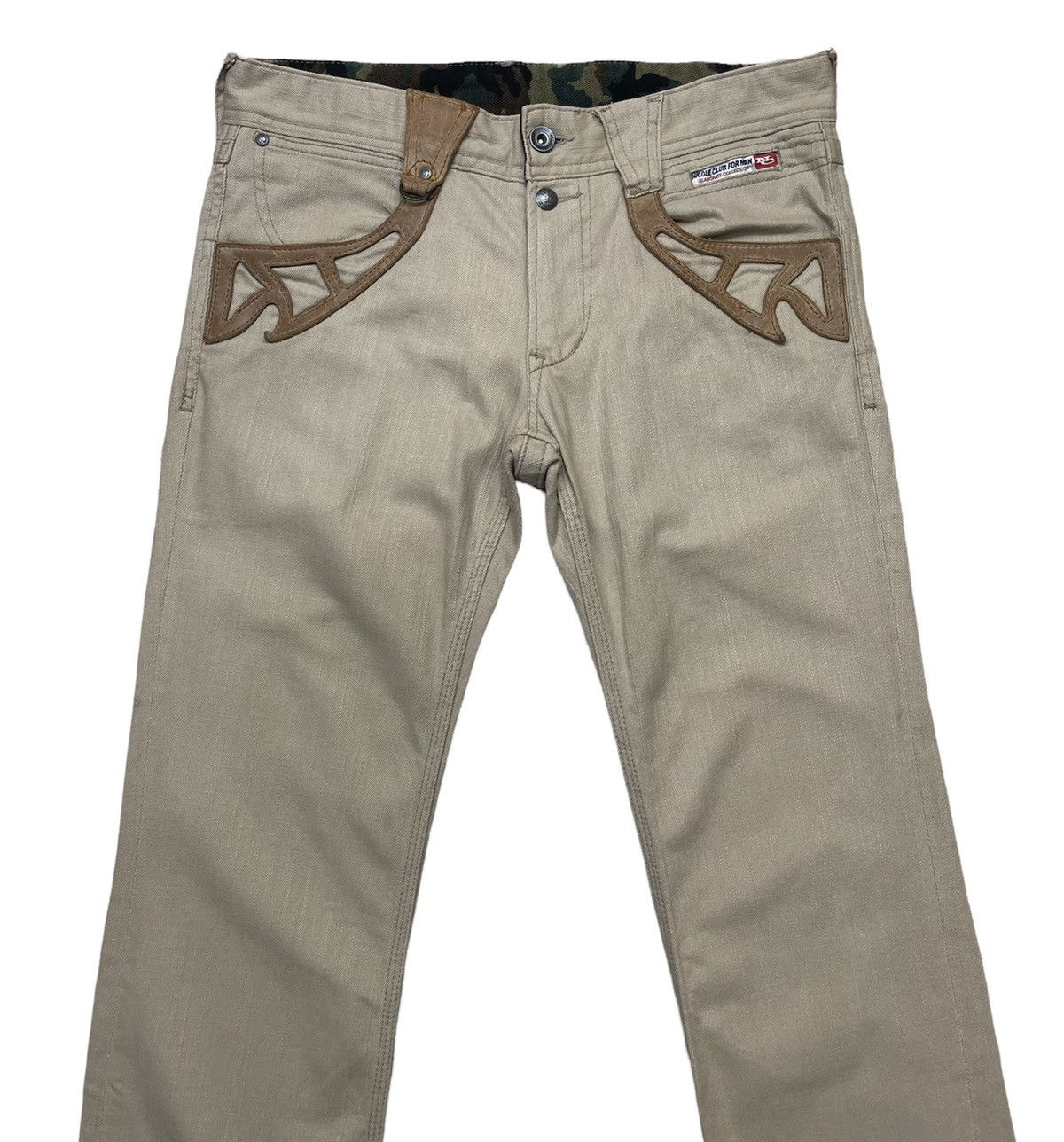Nicole Club Nicole Cotton Flare Pants Size US 32 / EU 48 - 3 Thumbnail