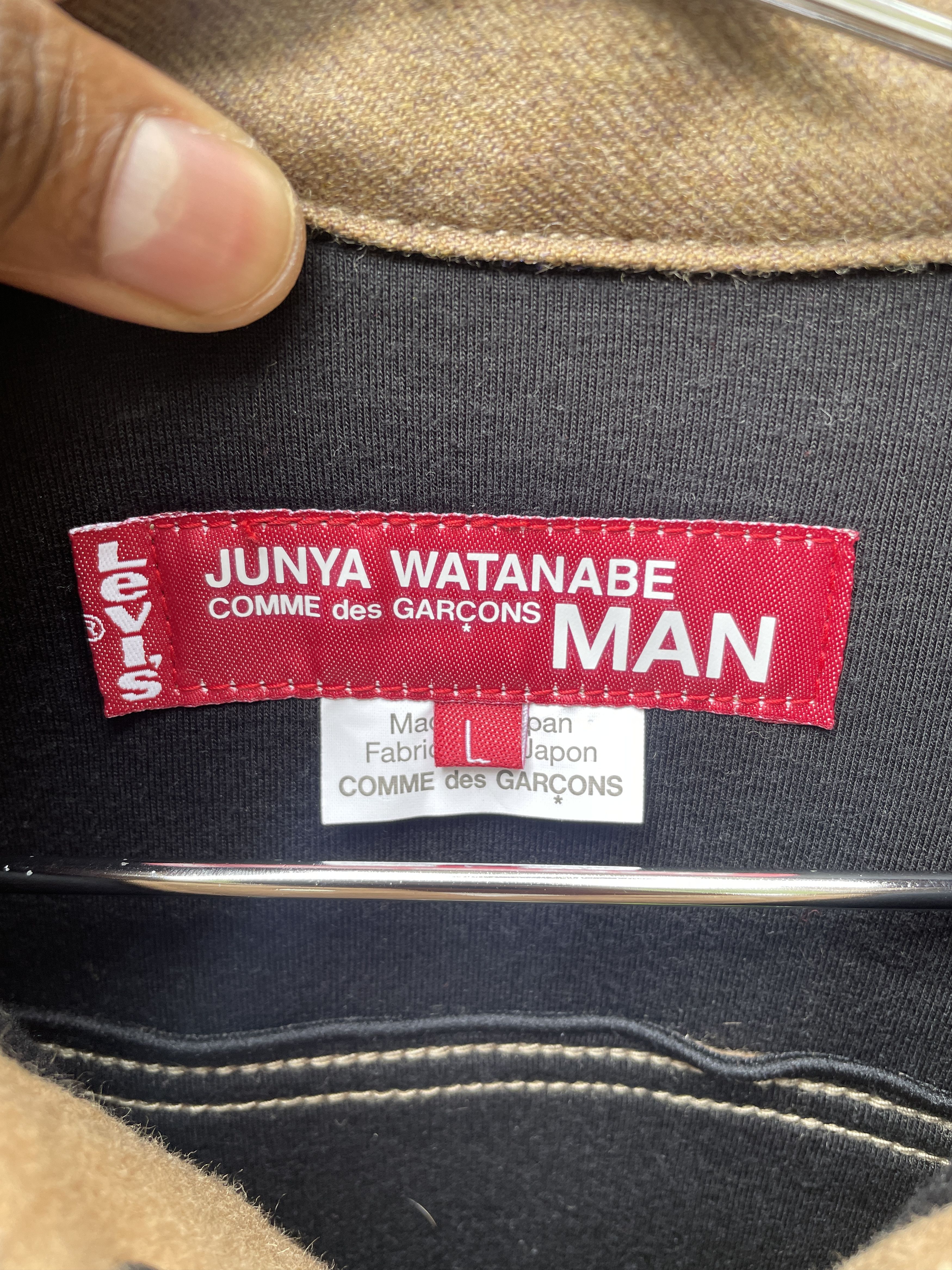Junya Watanabe × Levi's JUNYA WATANABE MAN x Levi's Type 3 Wool Trucker Jacket L Size US L / EU 52-54 / 3 - 3 Thumbnail